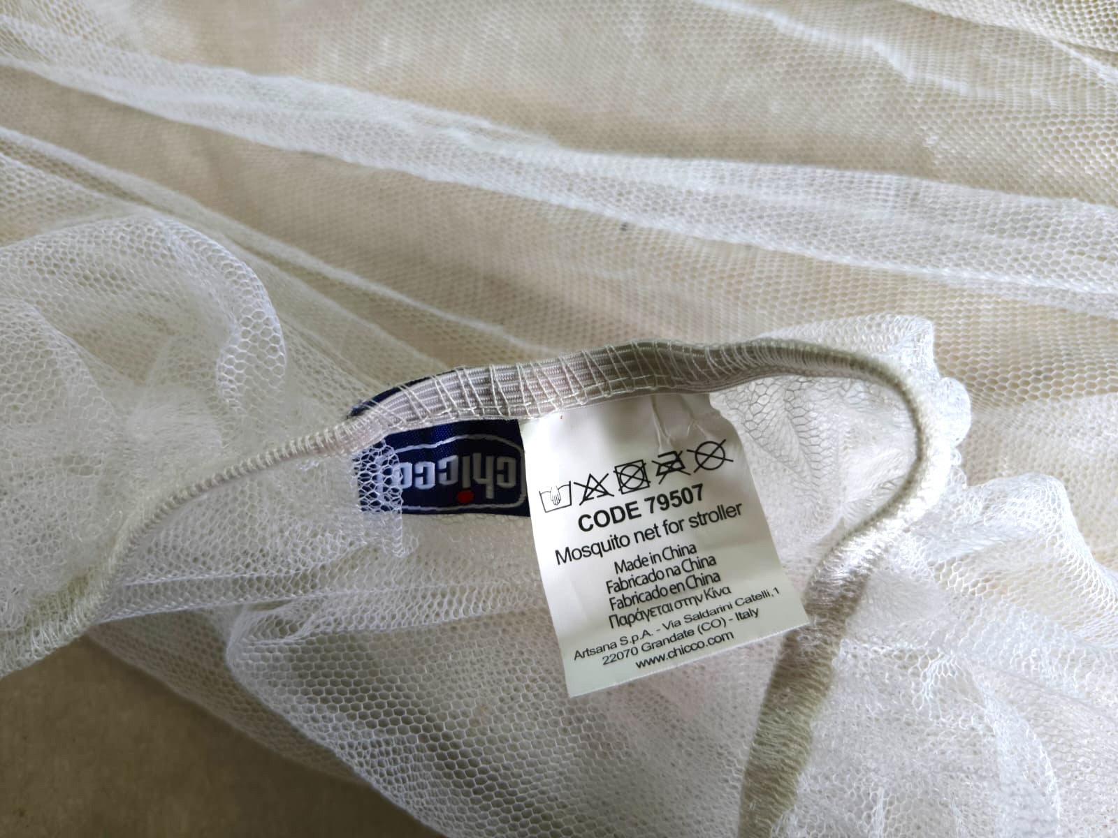 Used Chicco mosquito net stroller accessory preloved Used Chicco mosquito net stroller accessory preloved