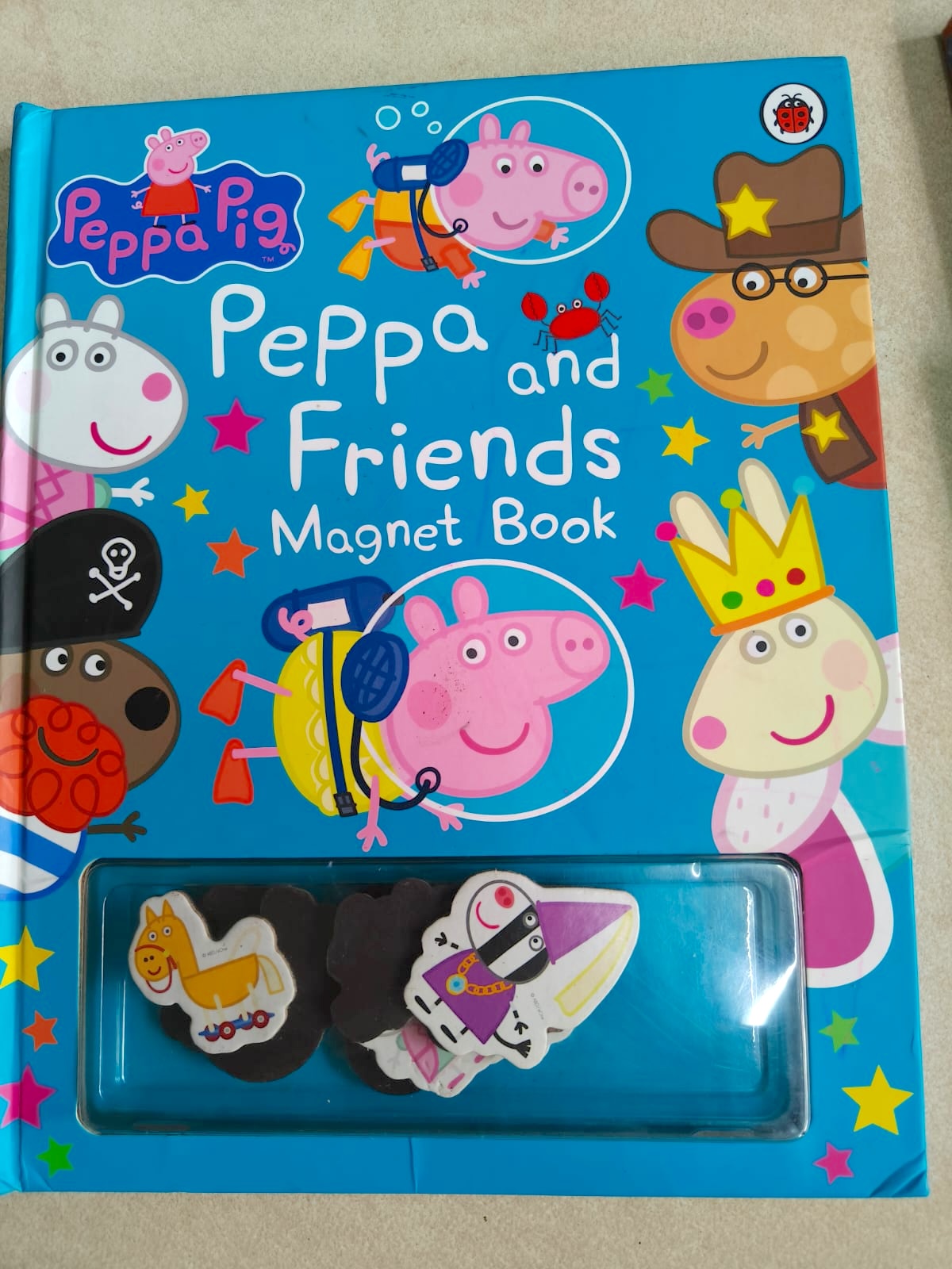 Fun Peppa Pig story books with magnets for toddlers