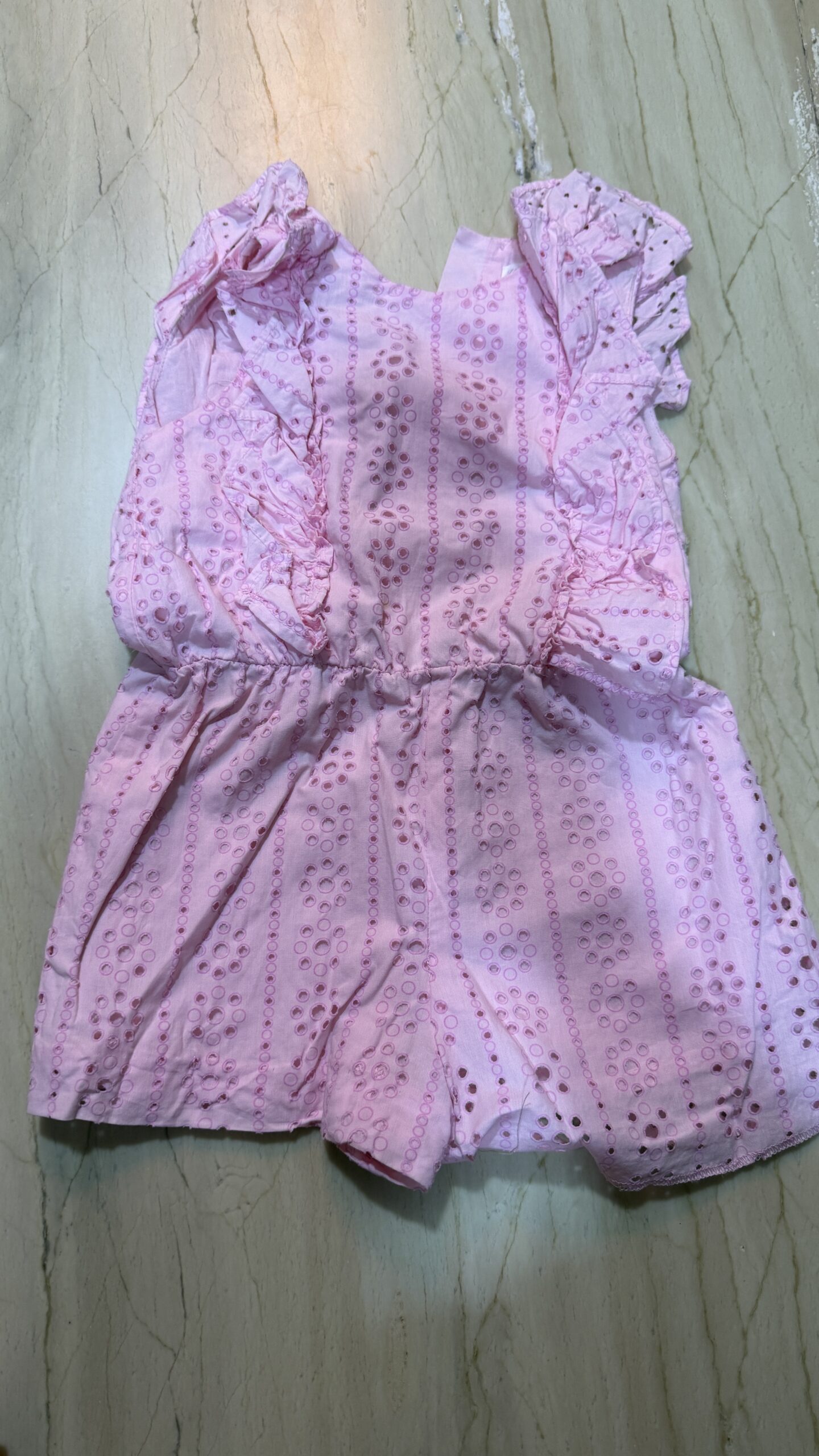 Preowned Zara pink jumpsuit stylish outfit for toddlers