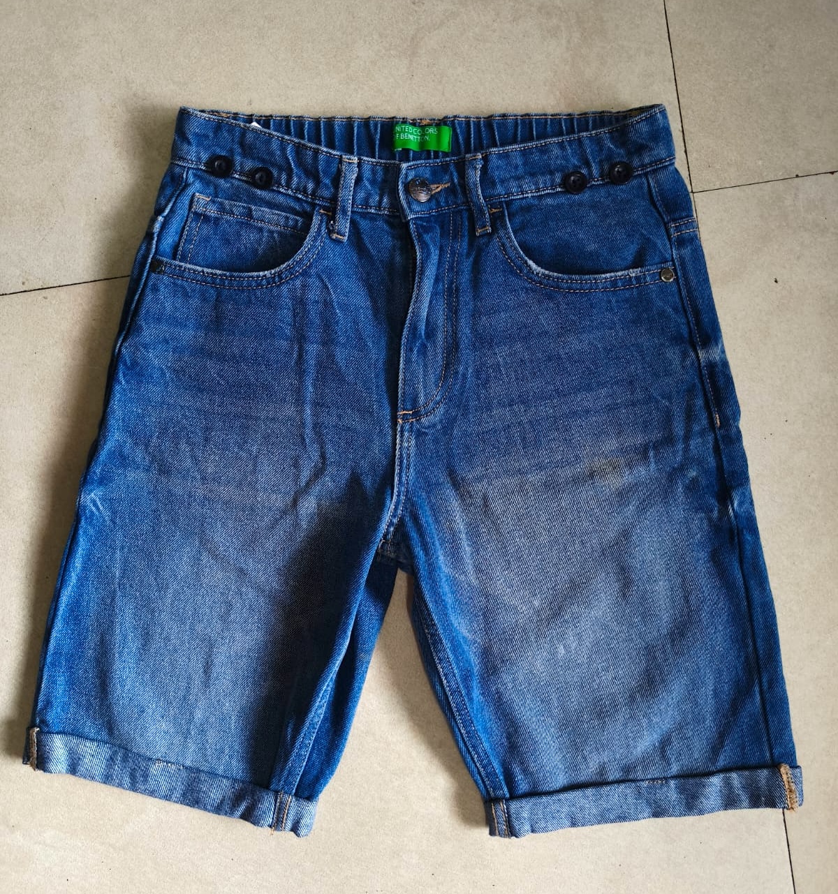 Secondhand UCB Denim Shorts (10-13 years) – eco-friendly kids clothing