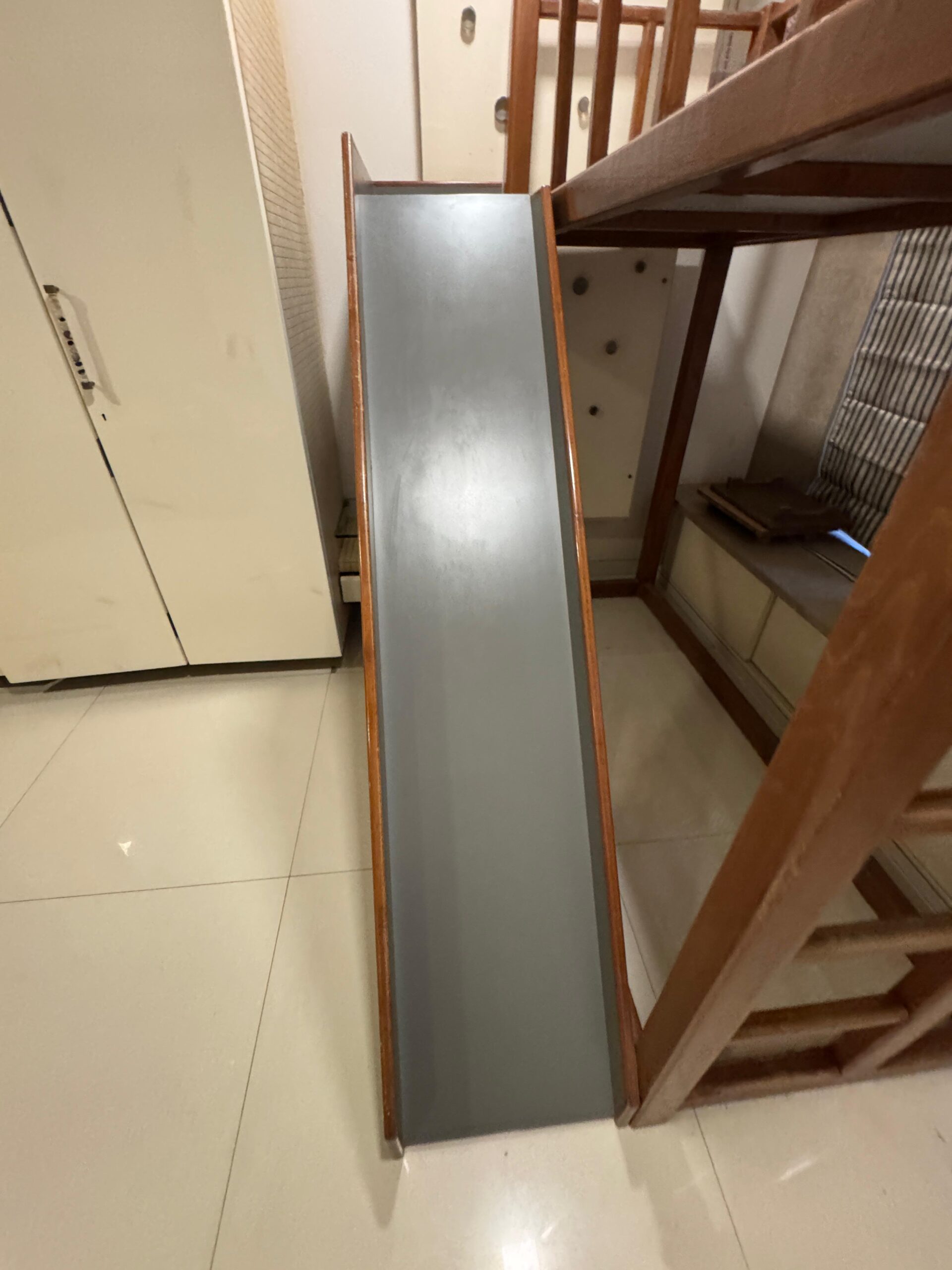 Preowned kids bunk bed with slide Mumbai