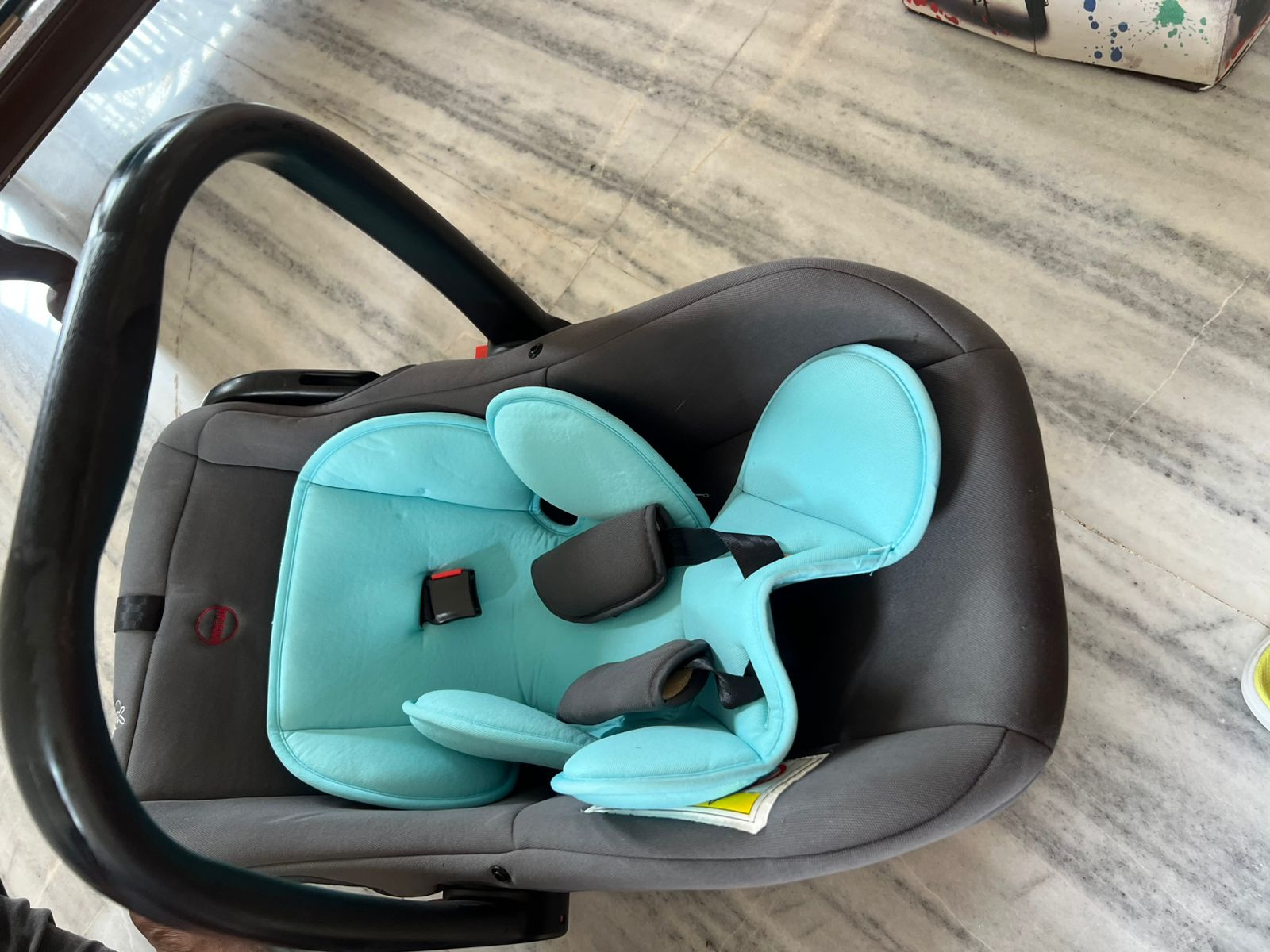Second hand Rabitat baby travel carry cot cum car seat