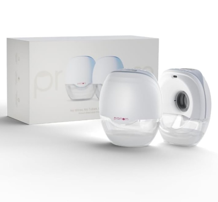 Hands-free electric breast pump for moms