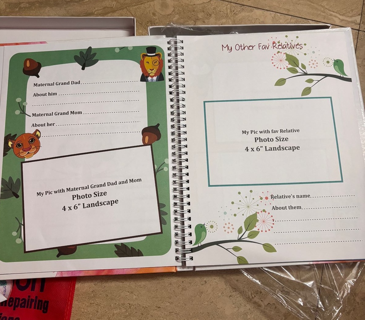 Gift idea for expecting mothers memory book Gift idea for expecting mothers memory book