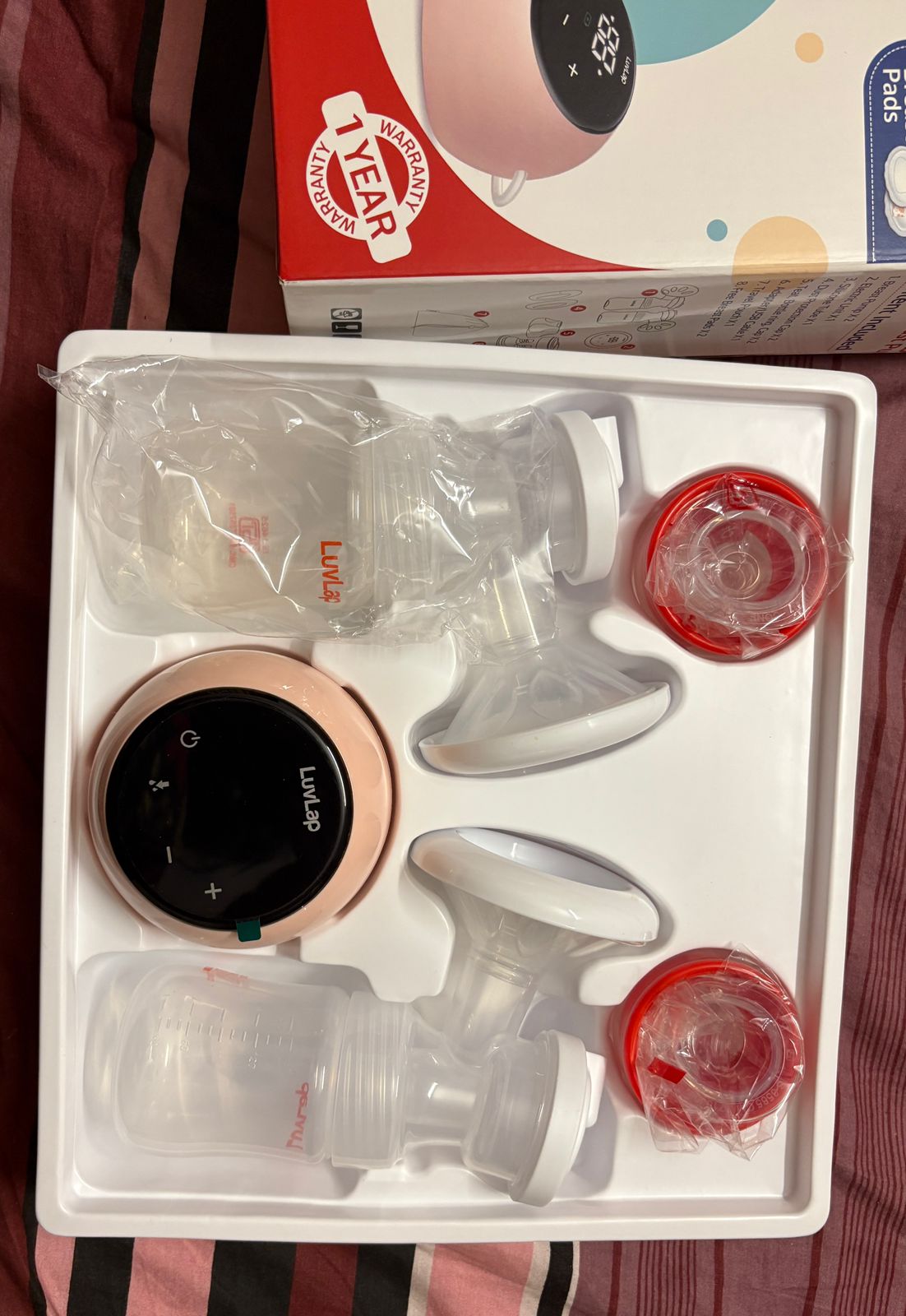 LuvLap Adore breast pump efficient double pumping