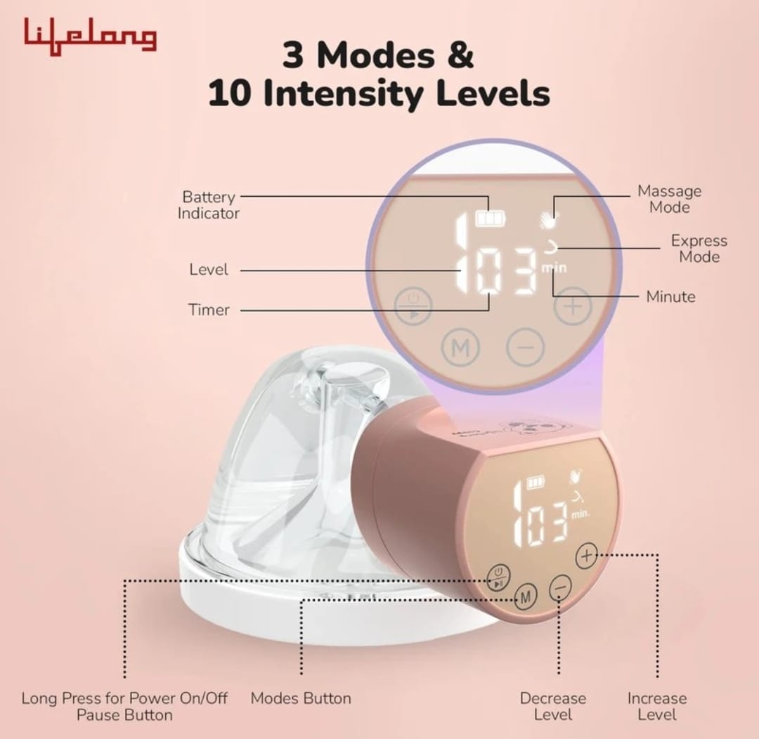 Used Lifelong breast pump in good condition