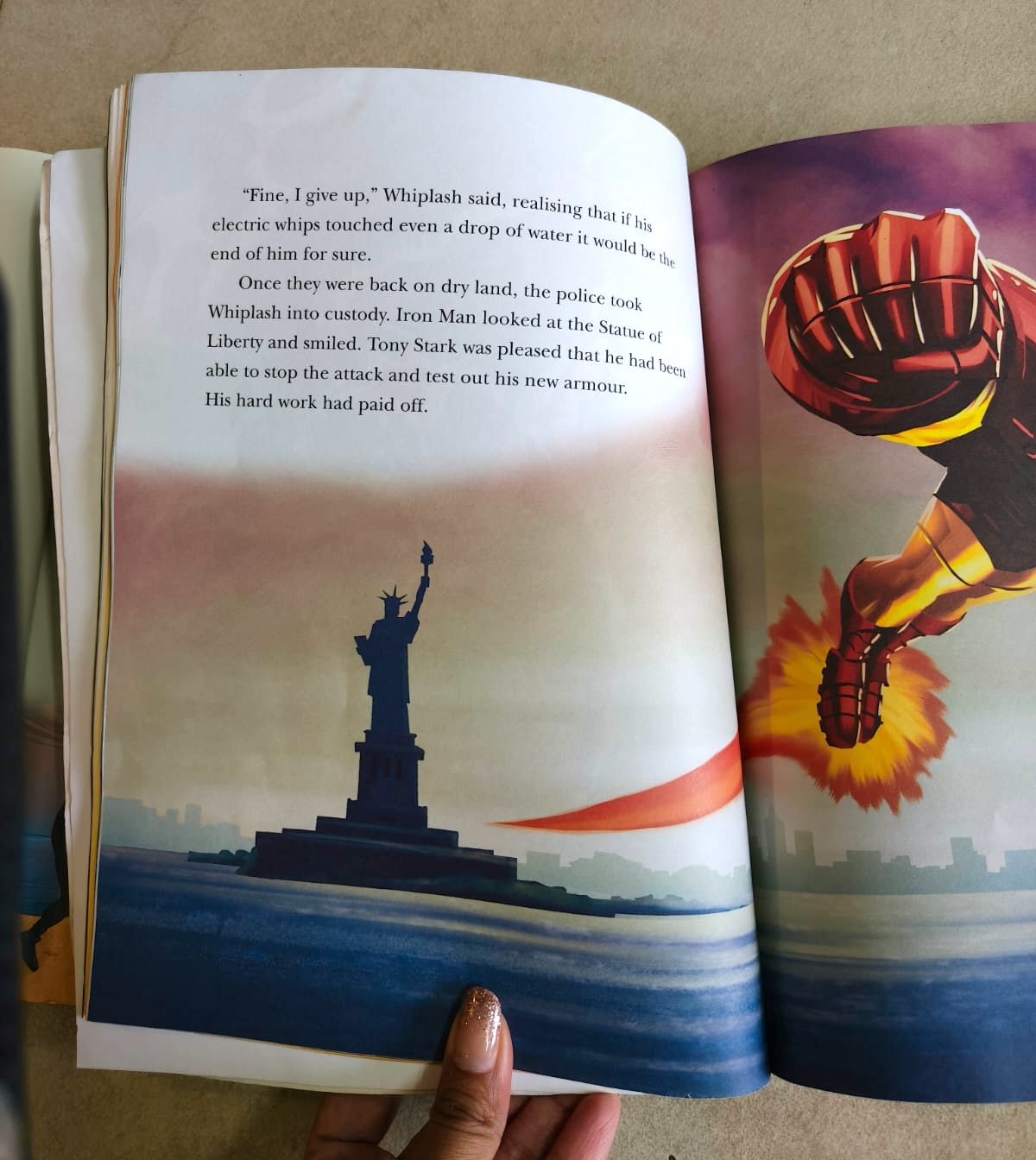 Thrifted Marvel storybooks for boys and girls