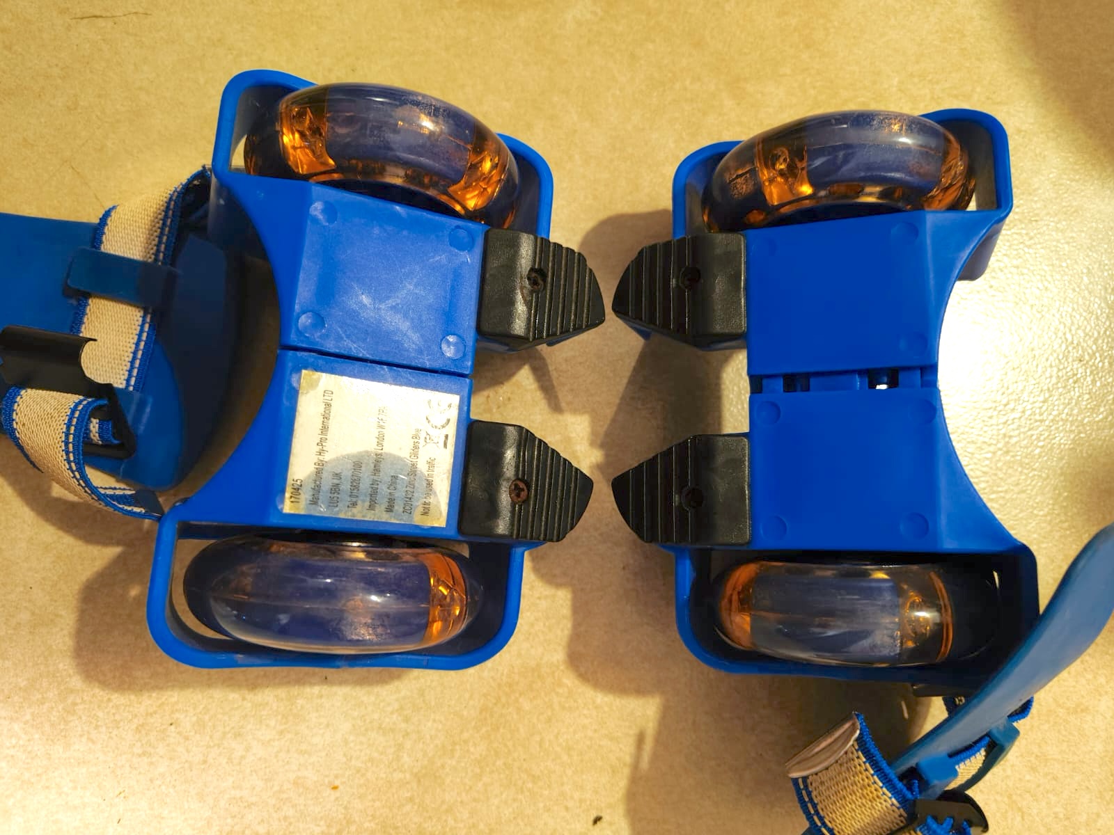 Second hand Hamleys blue Street Gliders skates Second hand Hamleys blue Street Gliders skates