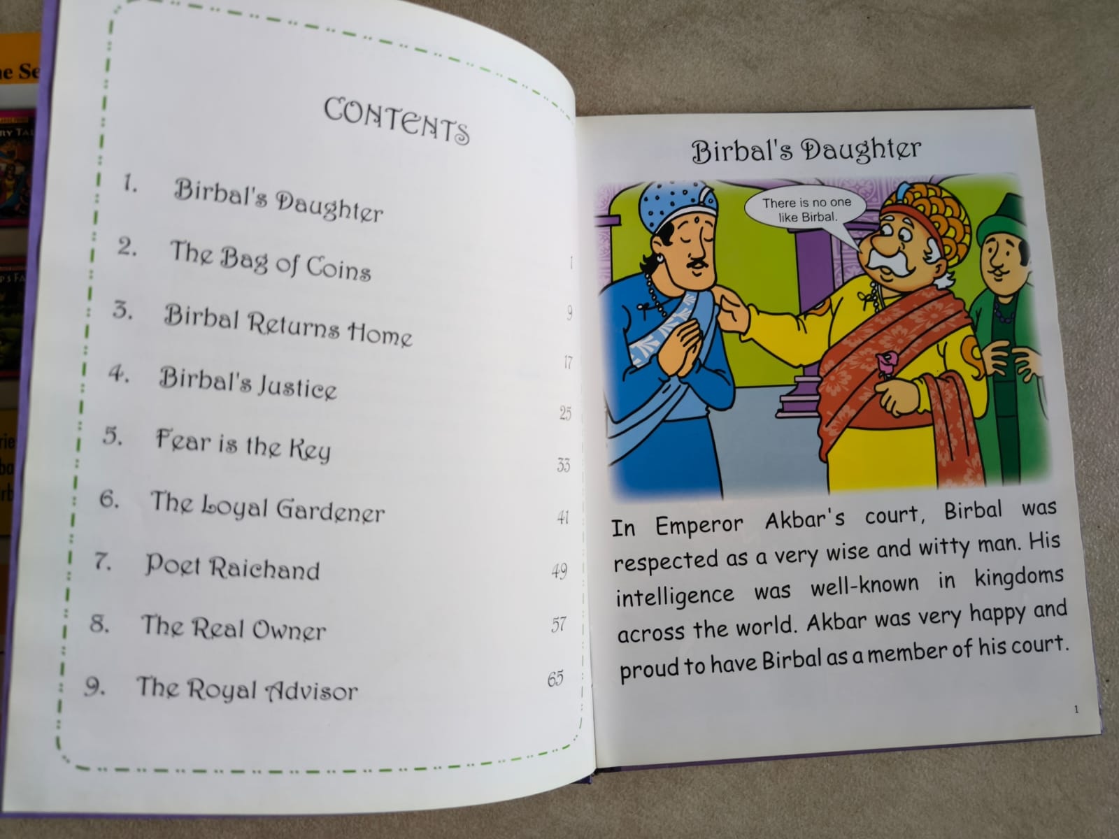 Secondhand kids reading books Akbar Birbal Tenali Raman