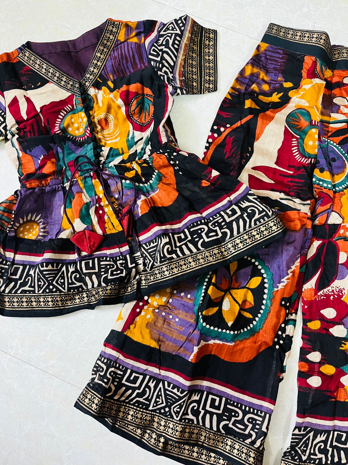 Elegant designer sharara outfit for girls preloved Thrifted