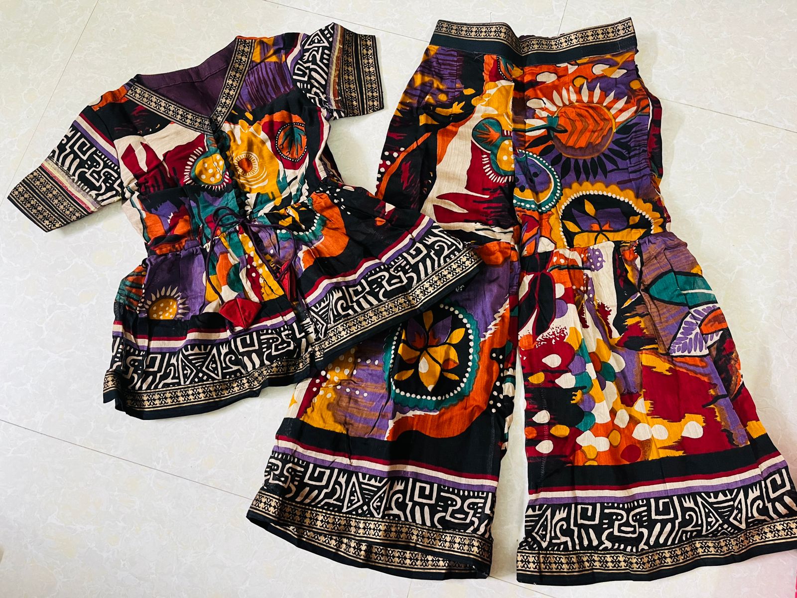 Preowned girls sharara party wear in good condition