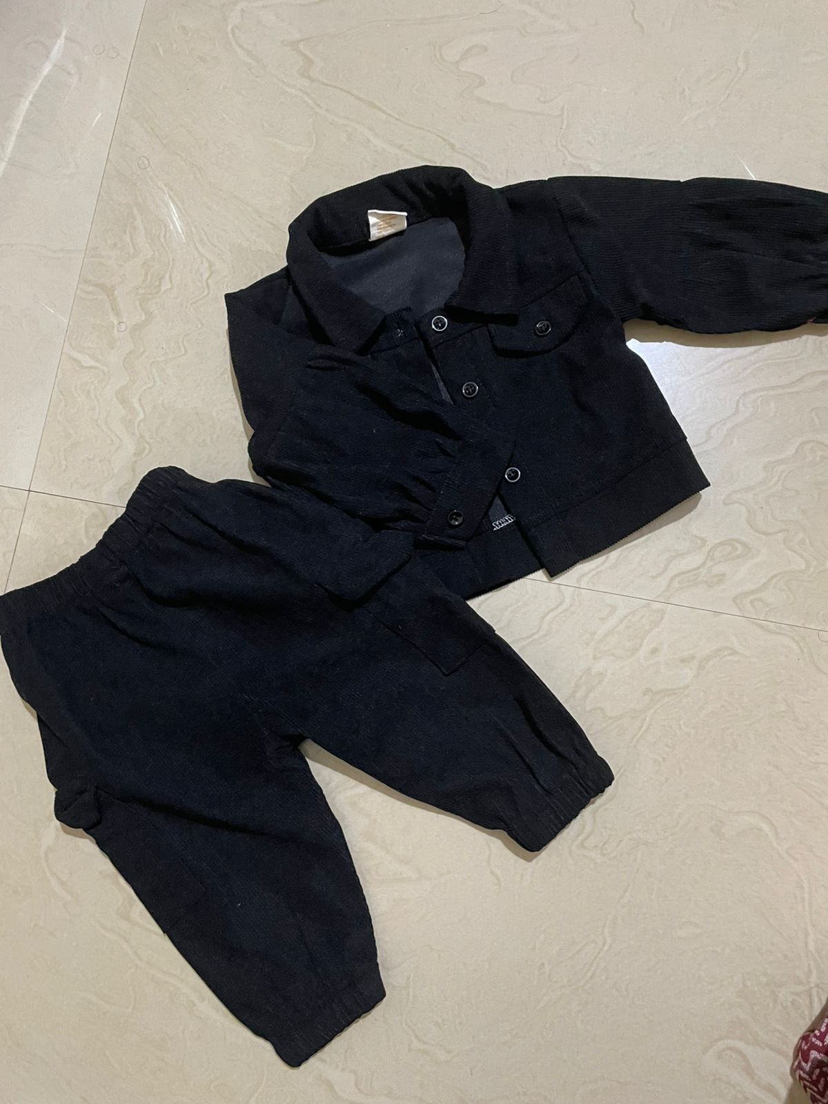 Affordable preloved shirt and pant set for boys