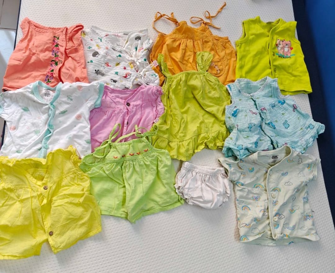 Soft cotton baby clothes preloved India