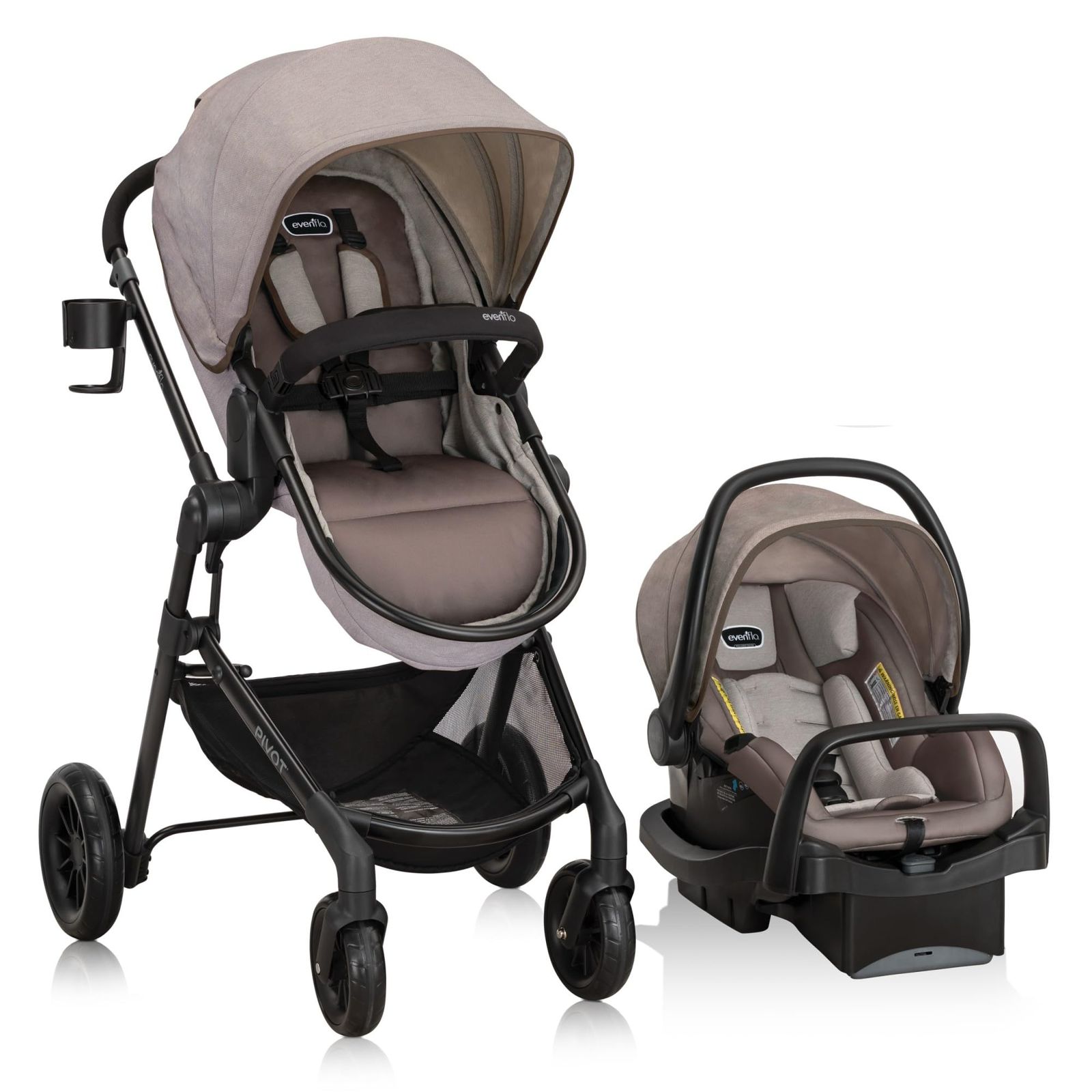 Used Evenflo stroller and car seat combo preloved