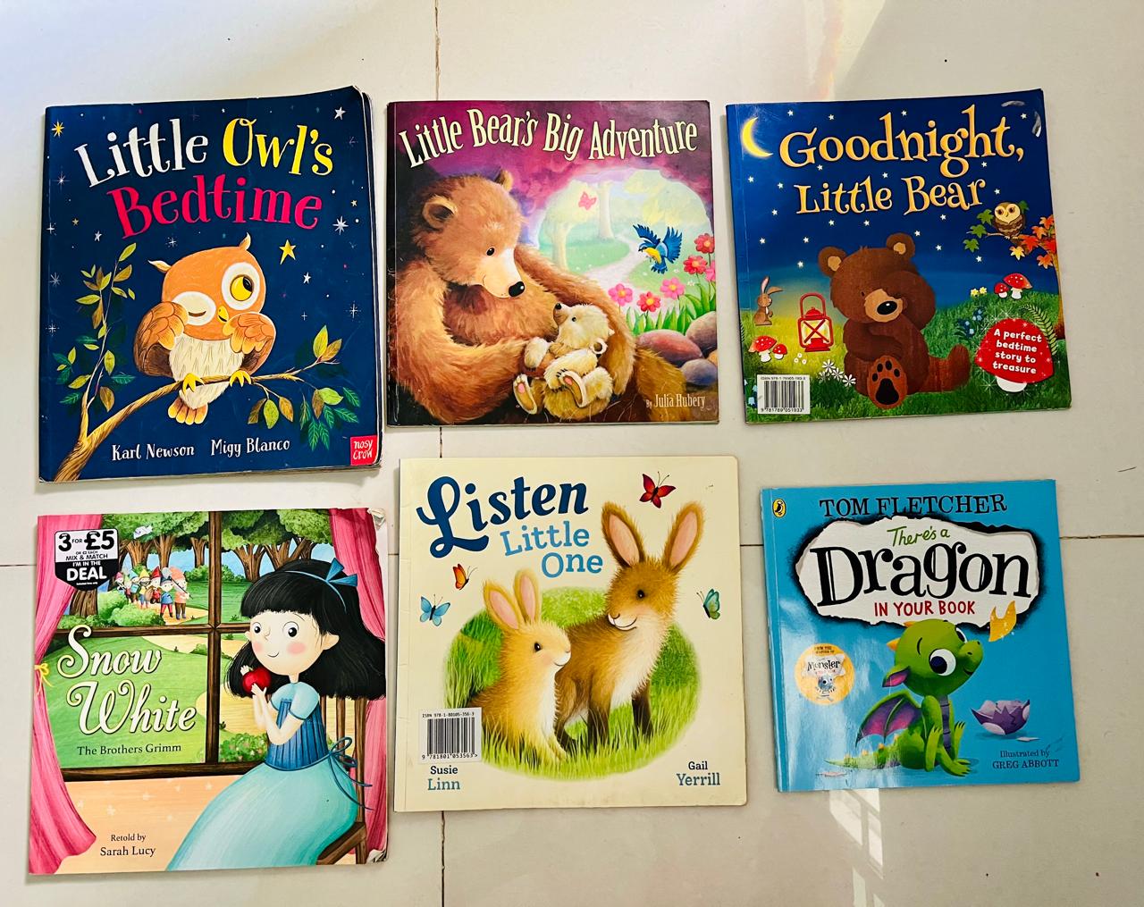 Preloved baby bedtime storybooks like new