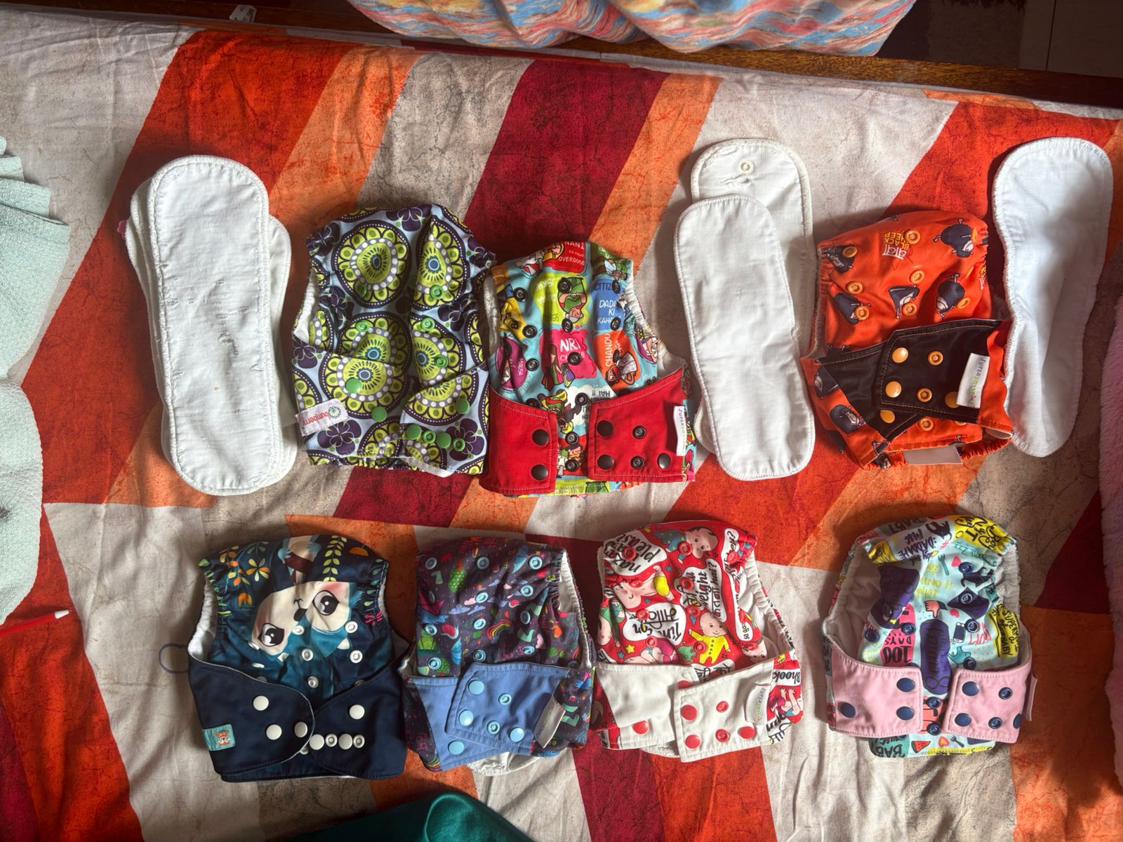 SuperBottoms cloth diapers preloved India