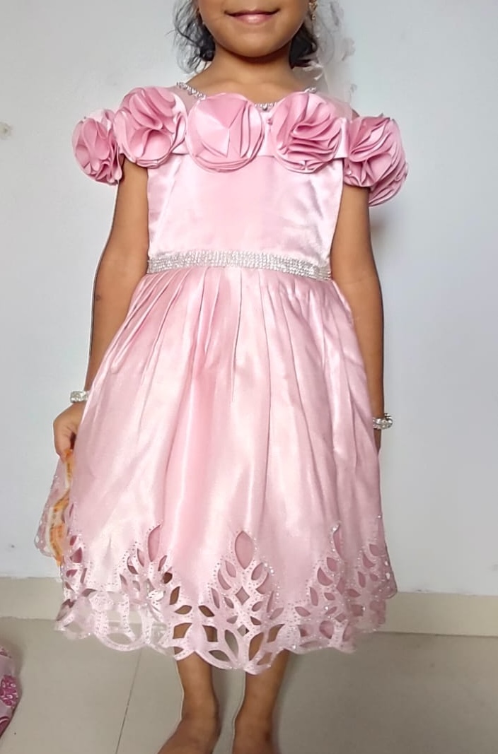 Cute pink frock for girls preloved India