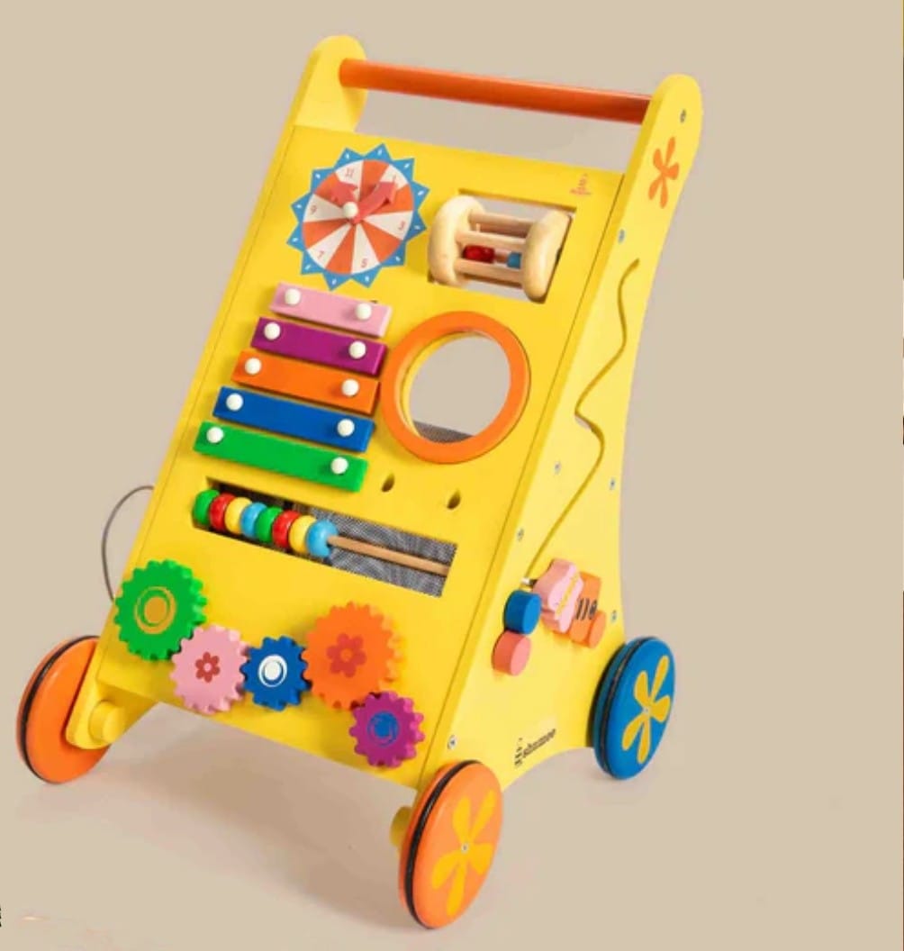 Preowned Shumee activity push walker for babies Preowned Shumee activity push walker for babies