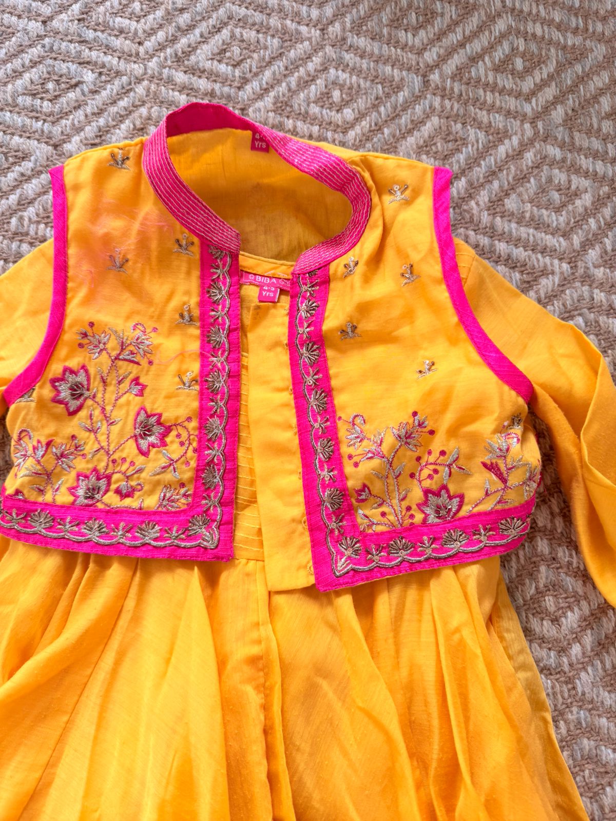 Affordable kids ethnic wear preloved Biba gown for girls 4-5 years