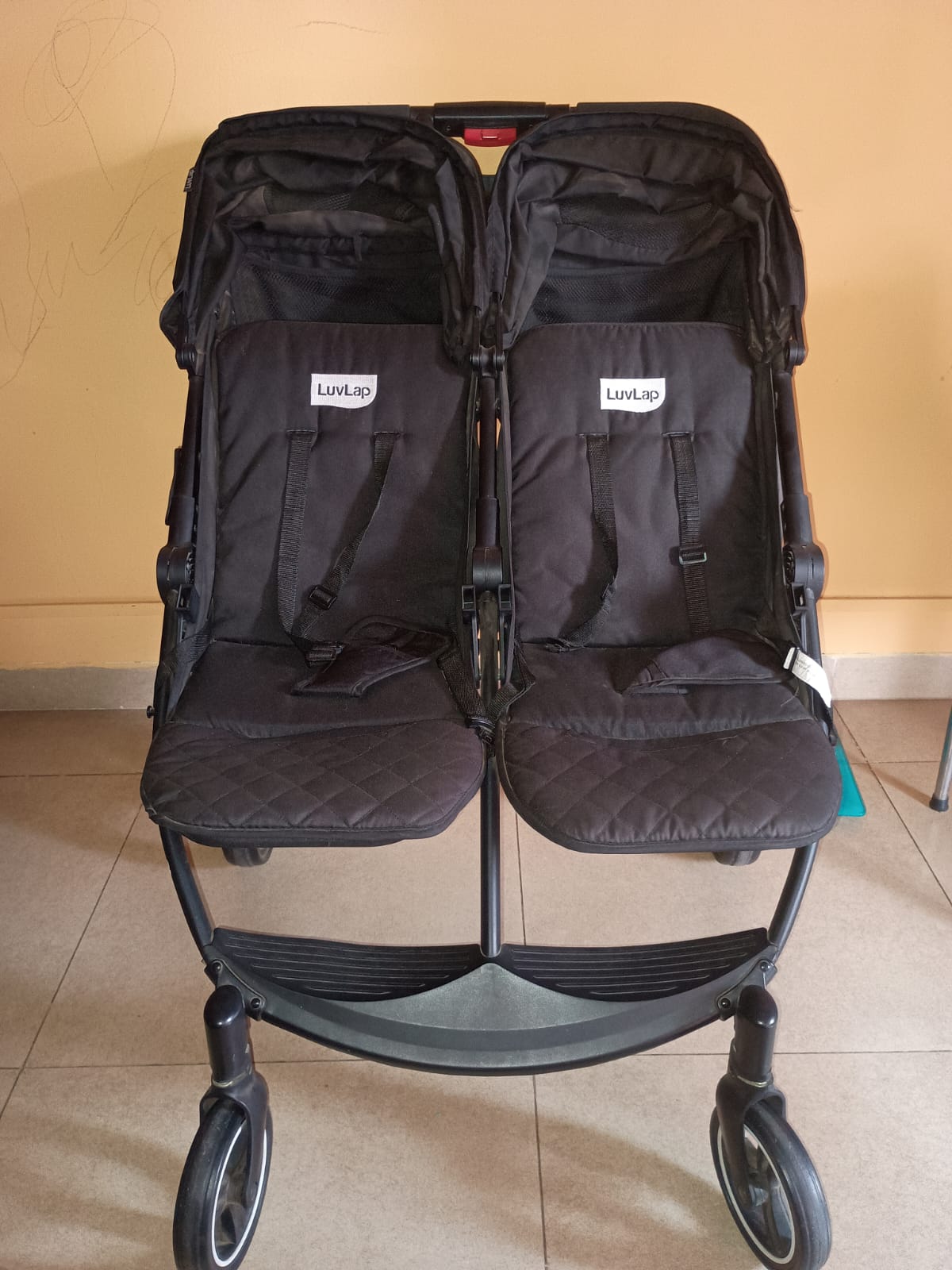 Travel-friendly secondhand LuvLap double stroller Pune