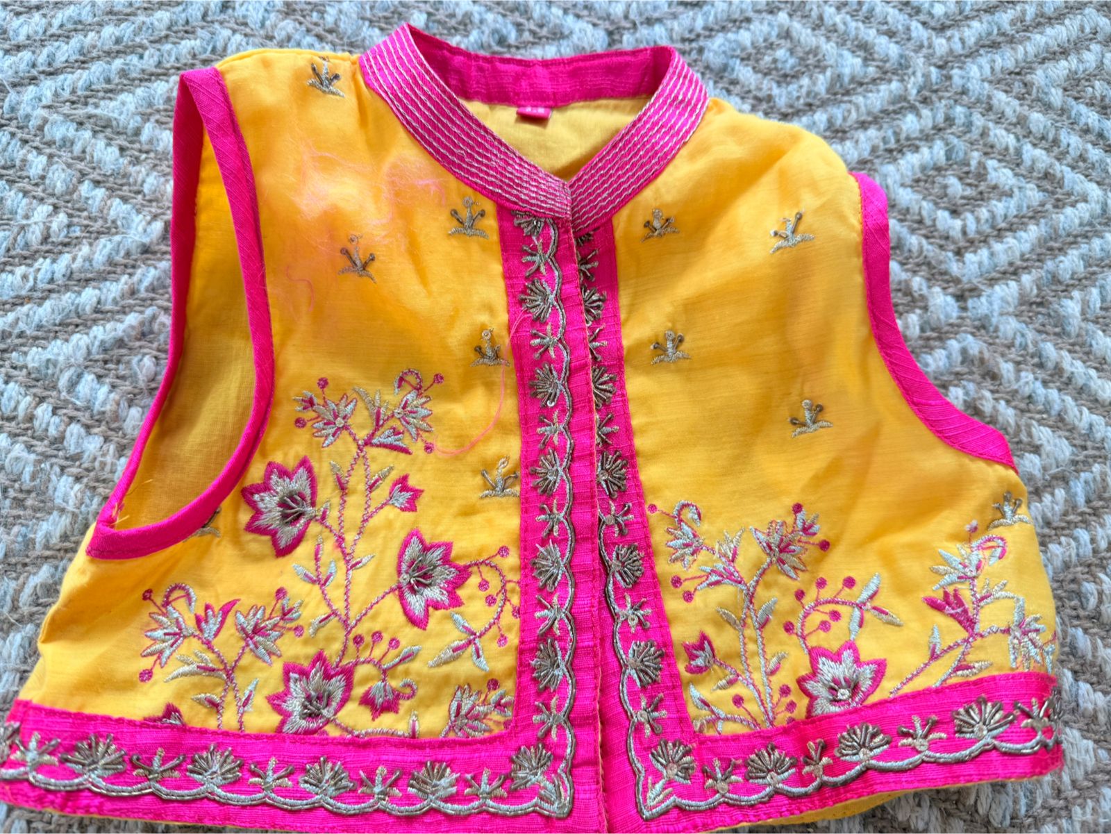 Preowned Biba ethnic dress with detachable shrug