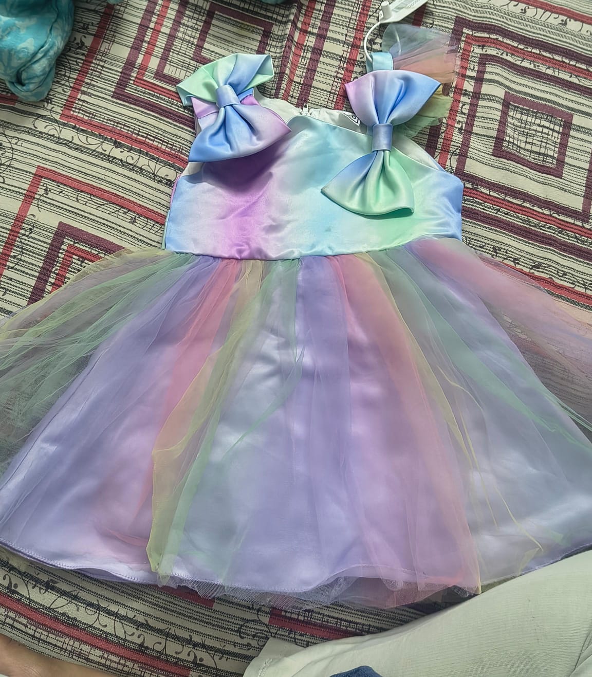 Affordable Hopscotch frock for babies 0-1 year