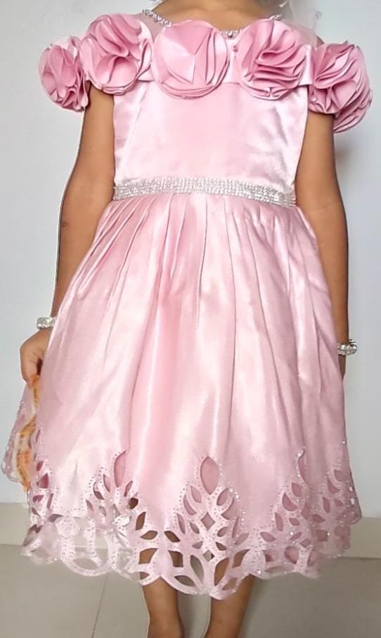 Thrifted secondhand pink party outfit for girls India