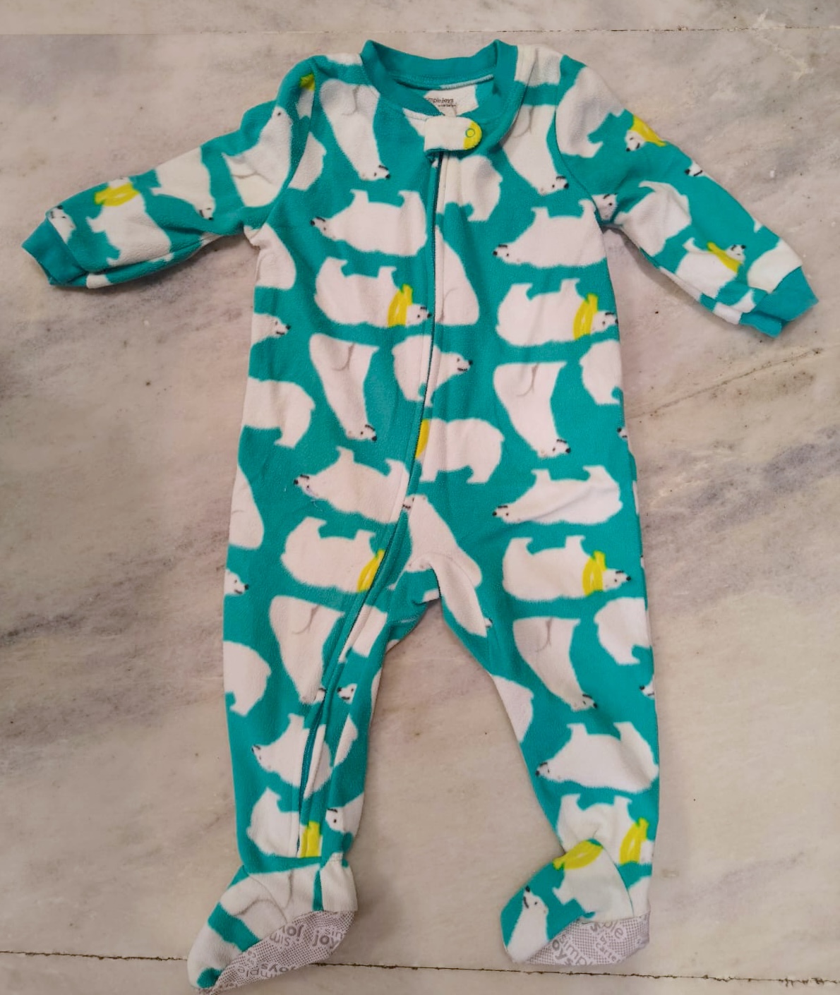 Soft fleece winter nightwear for babies 1-2 years preloved