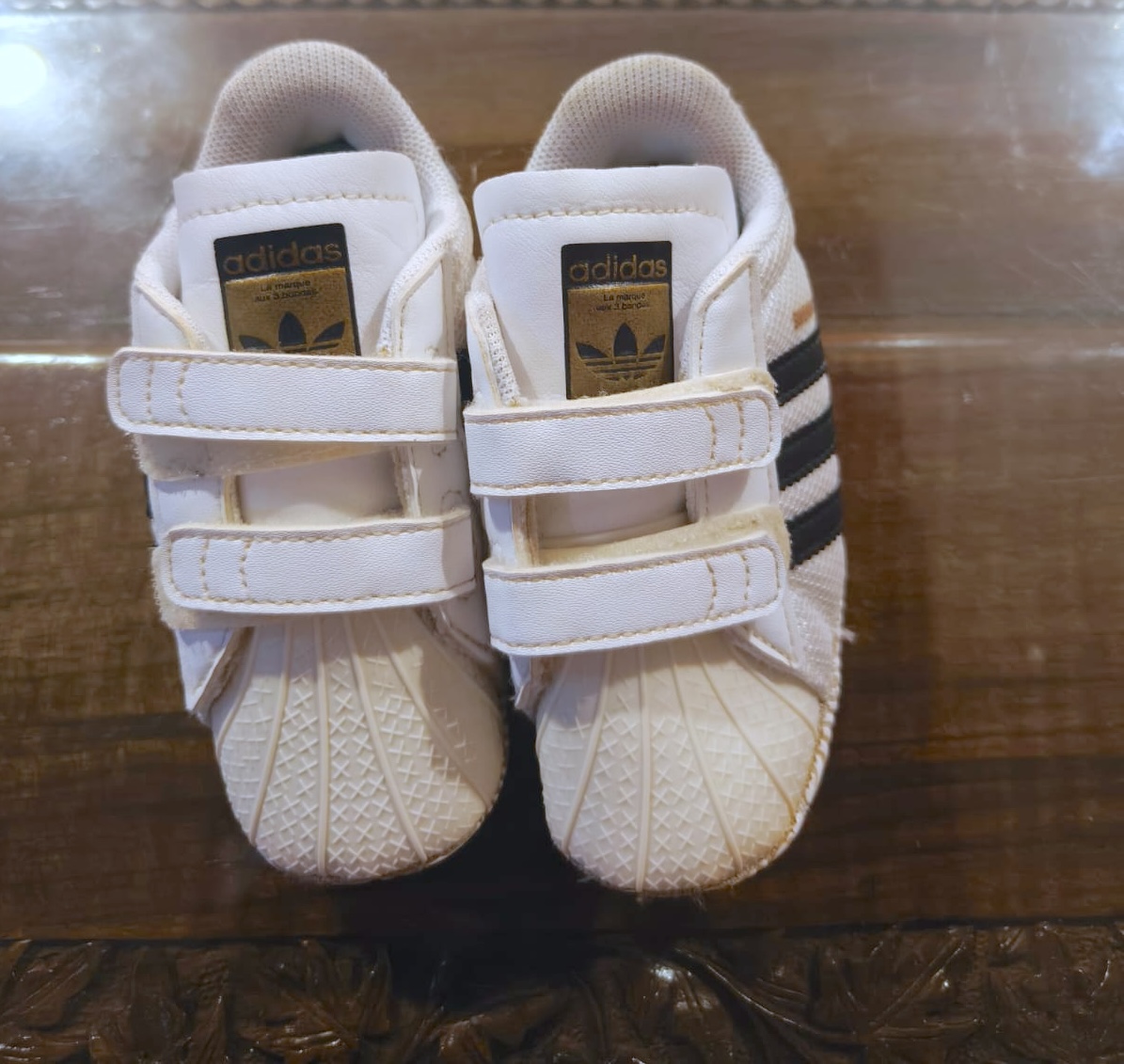 Preowned Comfortable Adidas footwear for toddlers India in good condition