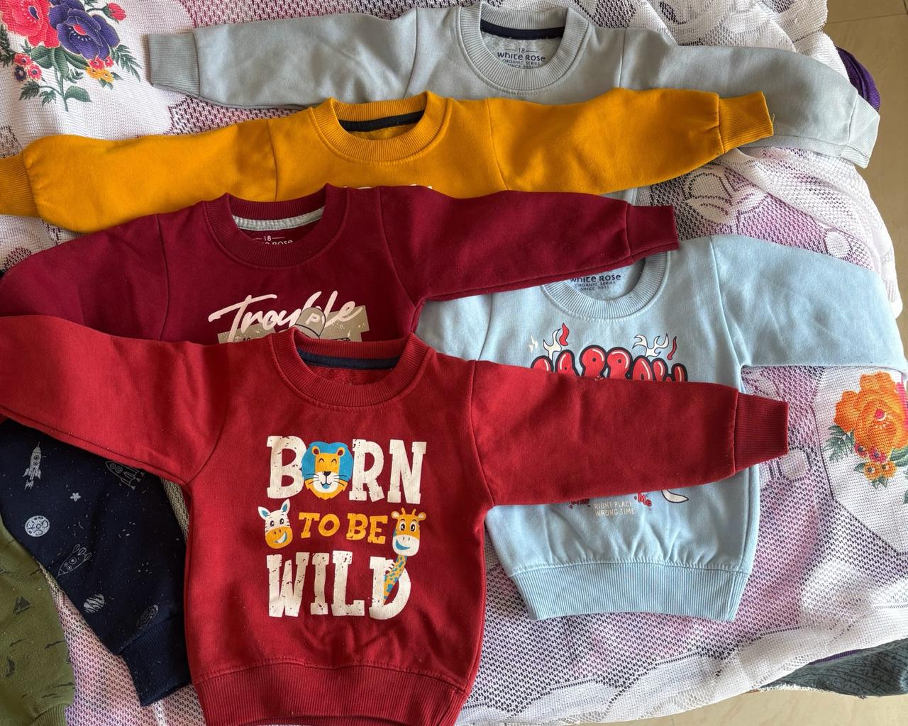 Soft baby fleece pullover preloved India