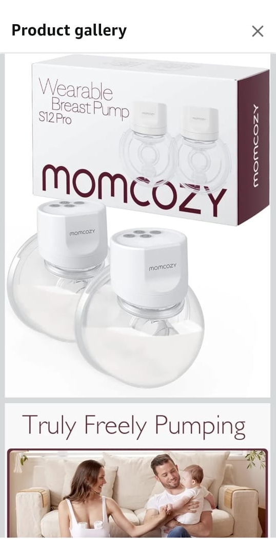 Used Momcozy breast pump wearable India