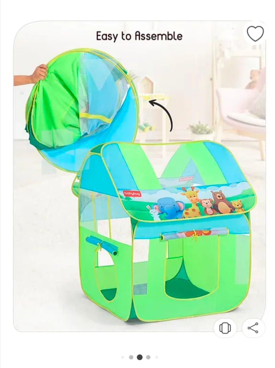 Affordable Secondhand Babyhug play tent like new