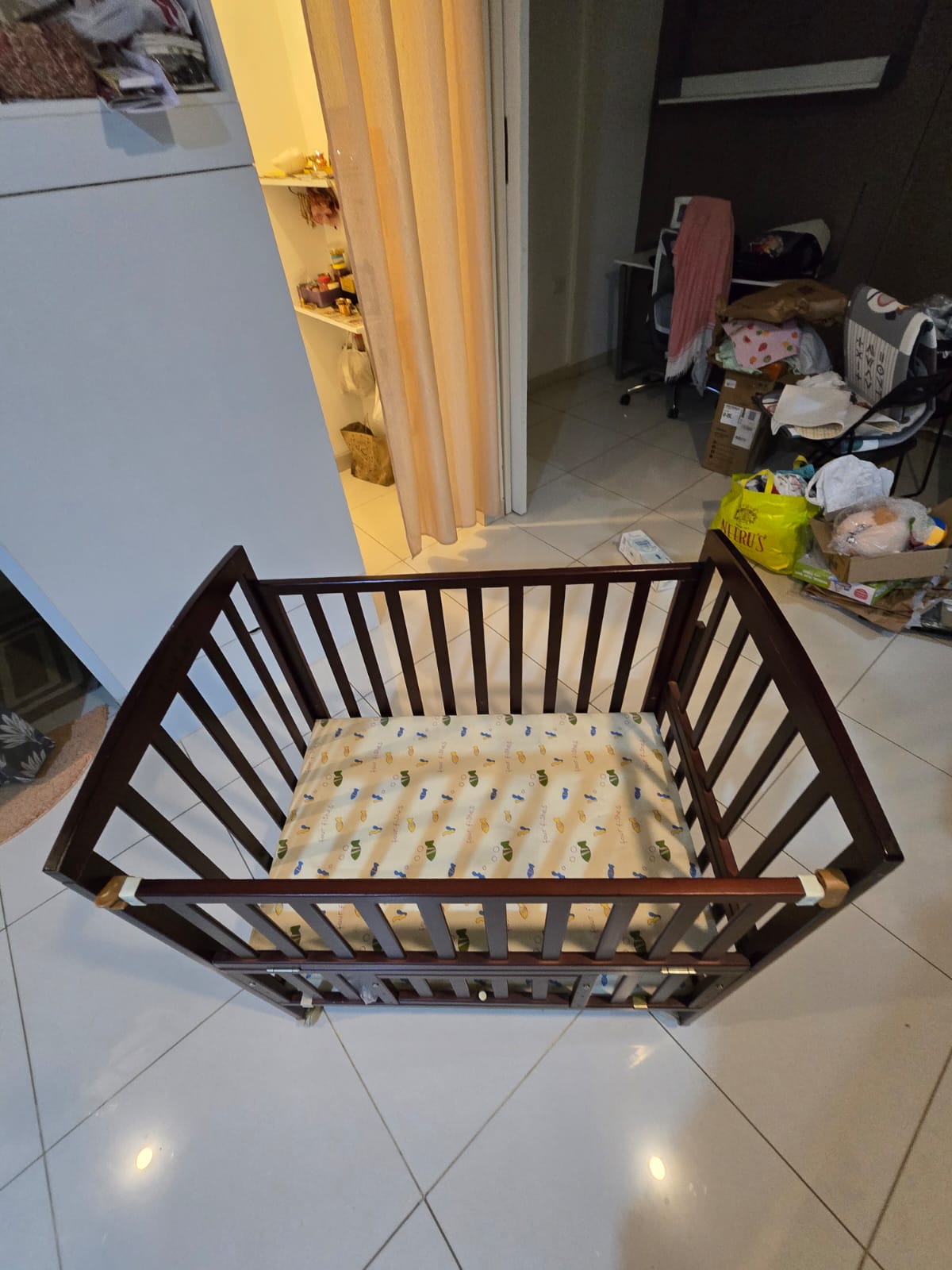 LuvLap wooden cot for infants Bangalore