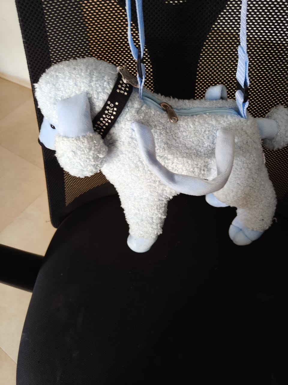 New super cute pet poodle / sheep bag for little girls