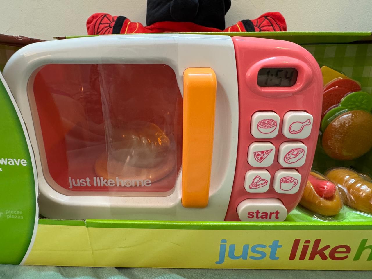 New pretend kitchen toy microwave with lights and sound