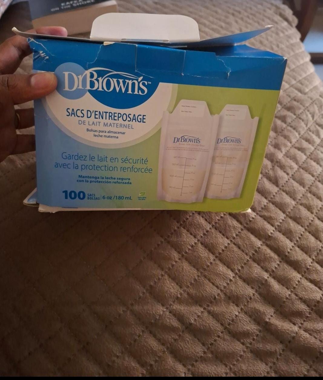 Dr Browns breast milk storage bags brand new