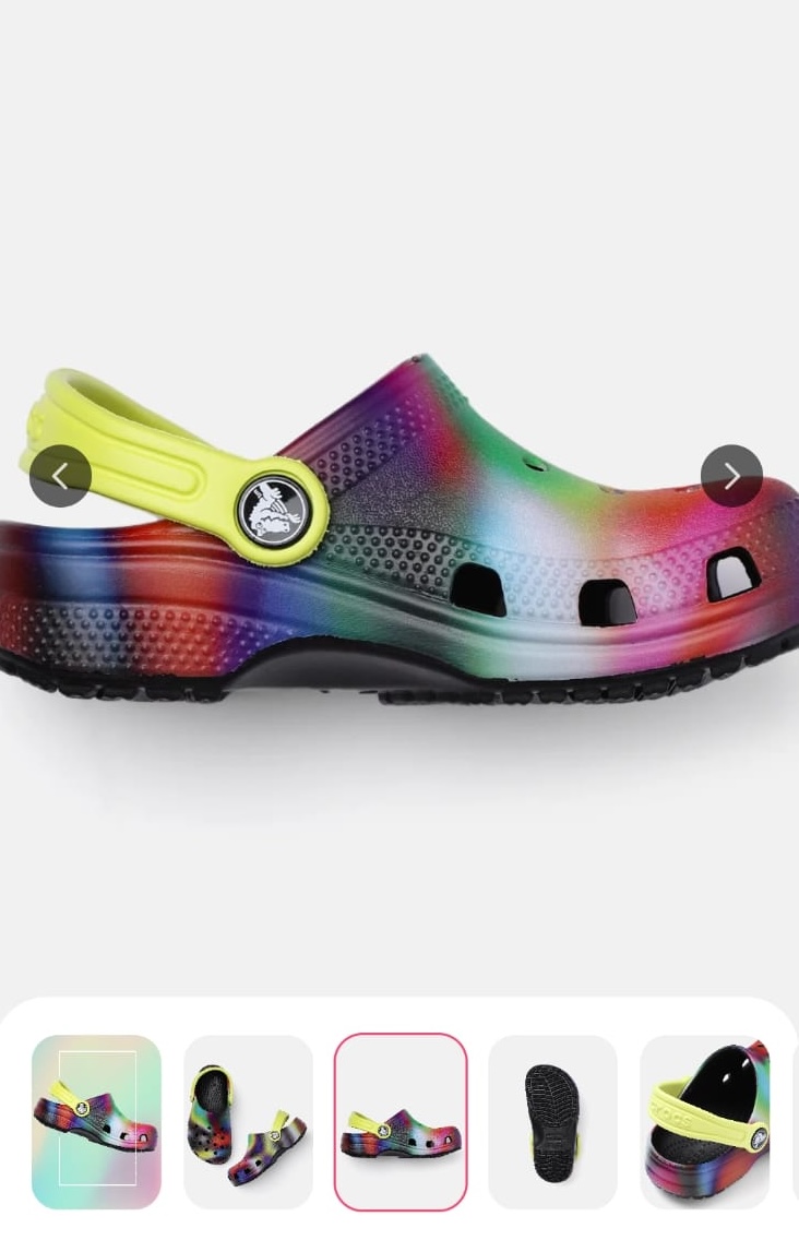 Lightweight Crocs clog for kids preloved