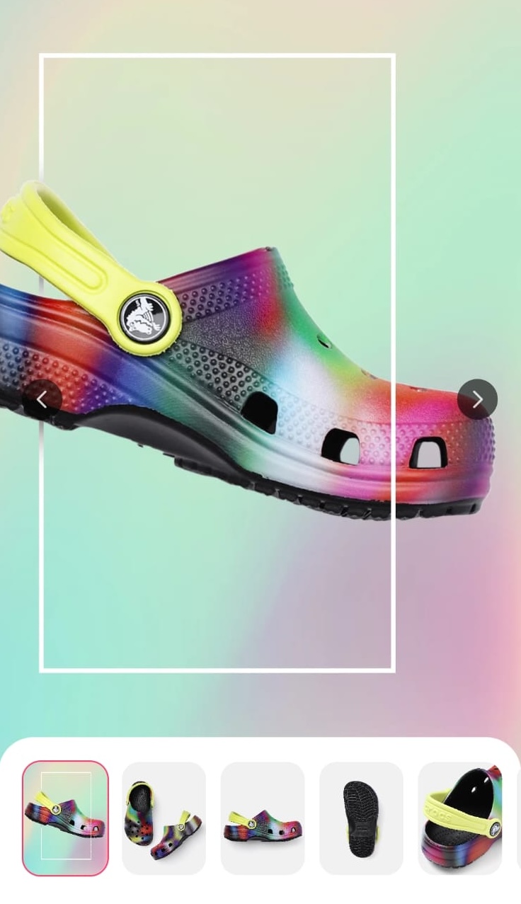 Preowned Crocs toddler shoes C9