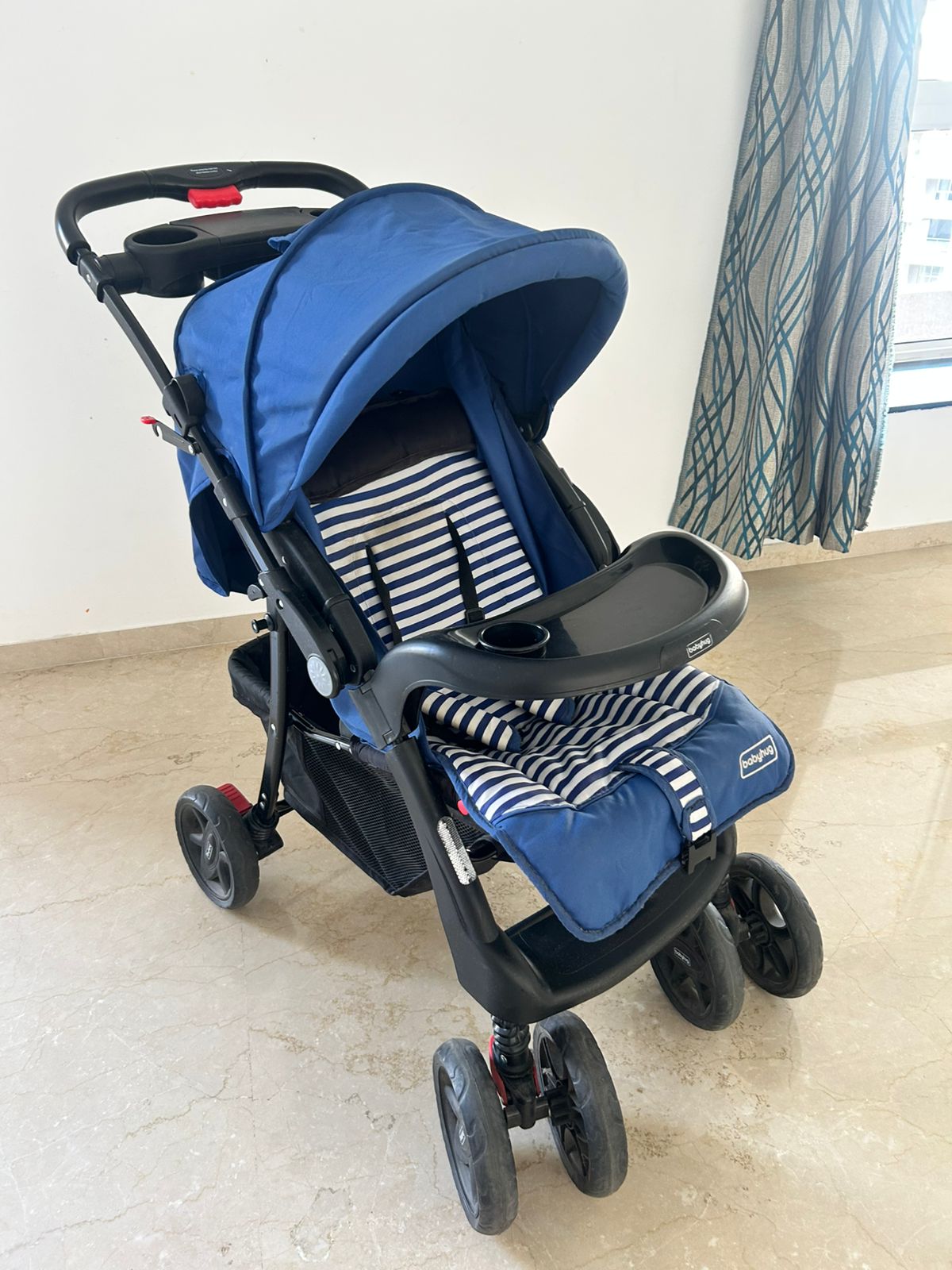 Smooth ride Babyhug baby pram preloved