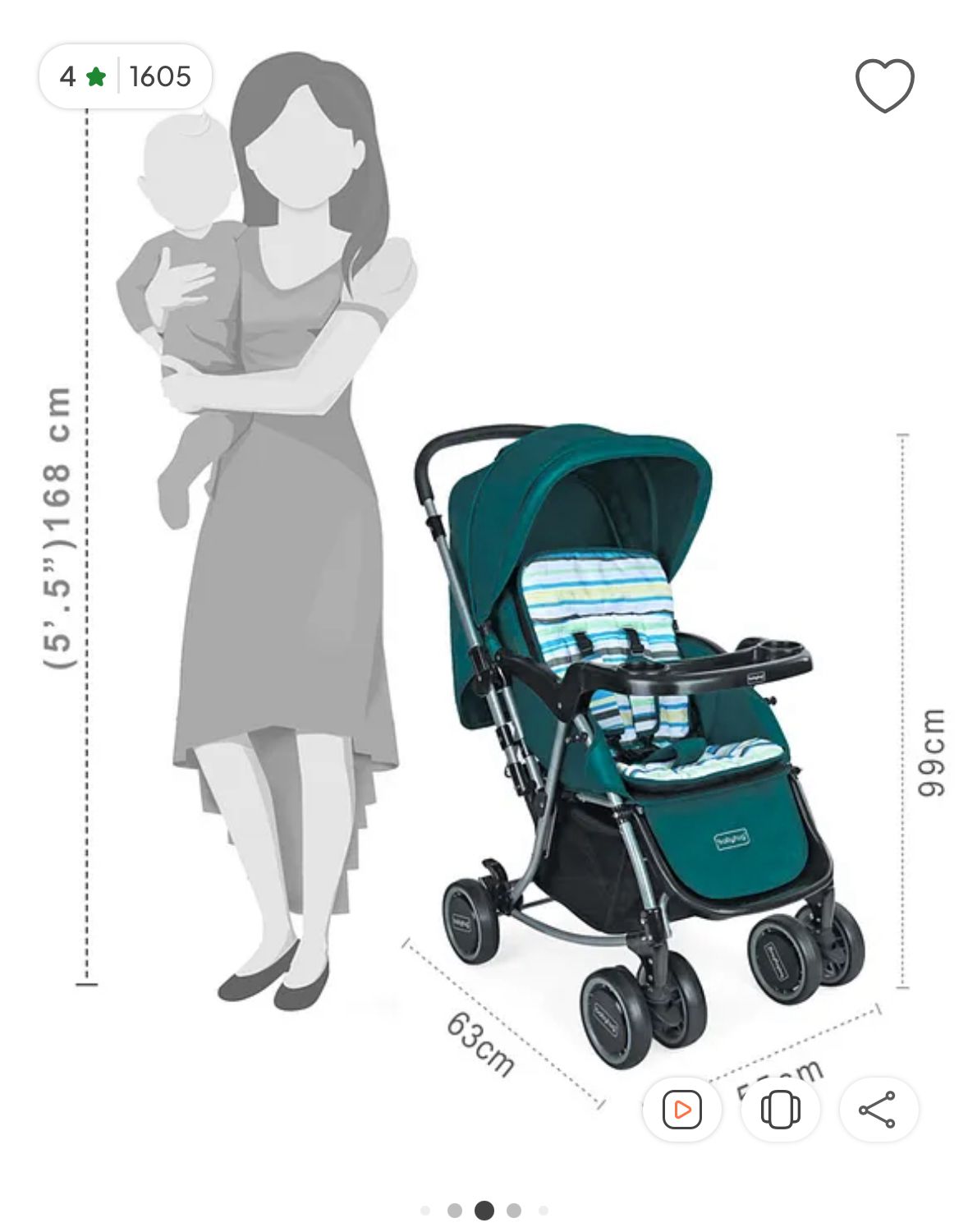 Affordable Babyhug stroller Pune