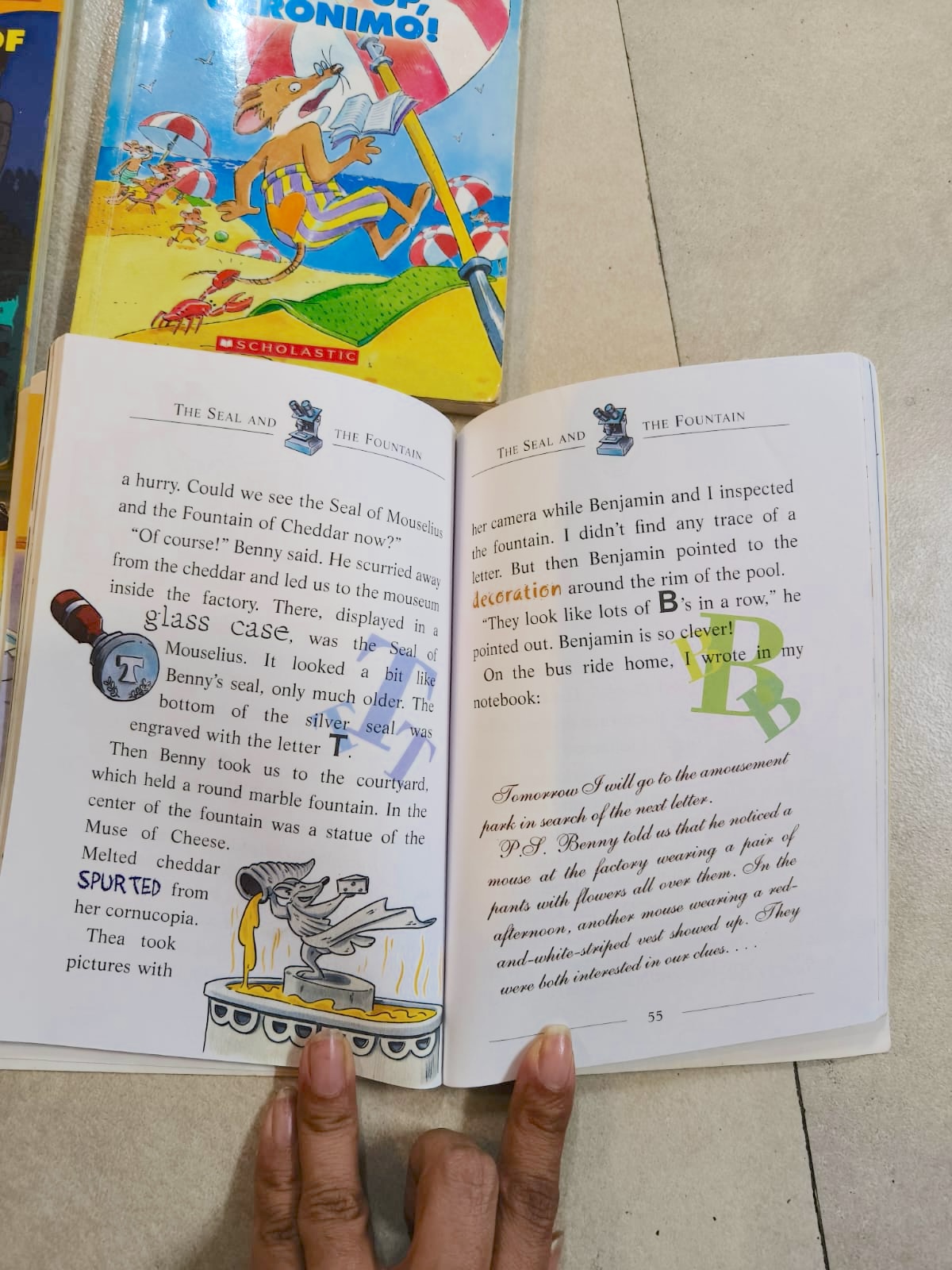 Secondhand children’s novels Geronimo Stilton