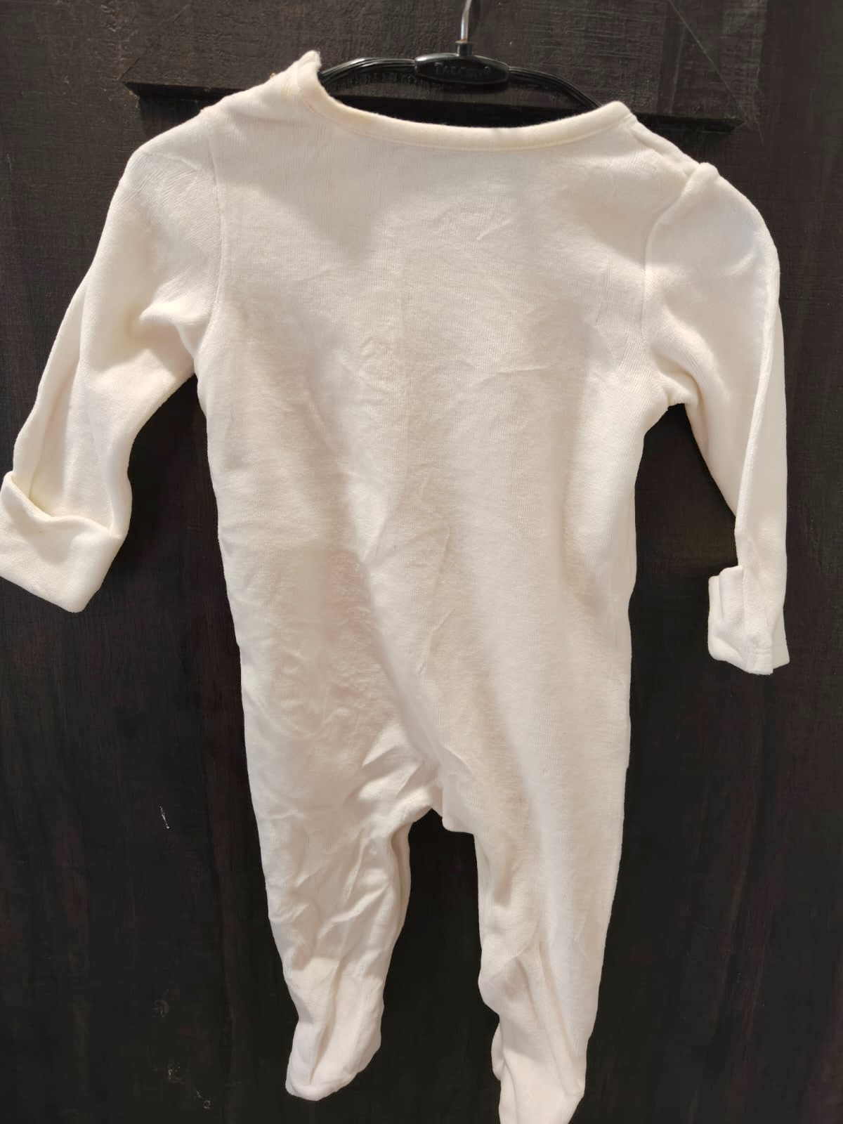 Cute branded Christmas onesie for infants preloved Marks & Spencers