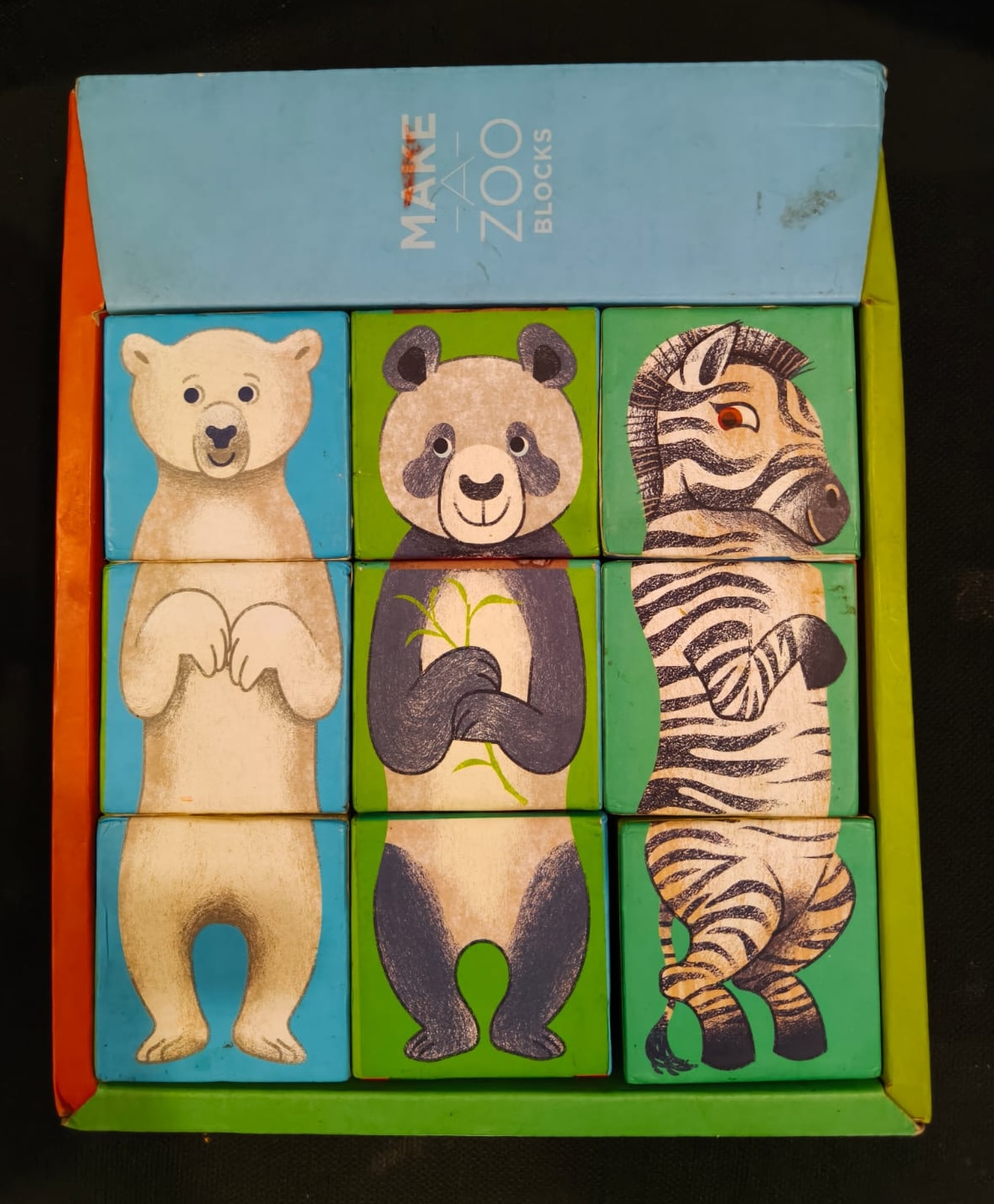 Secondhand Make A Zoo animal blocks good condition