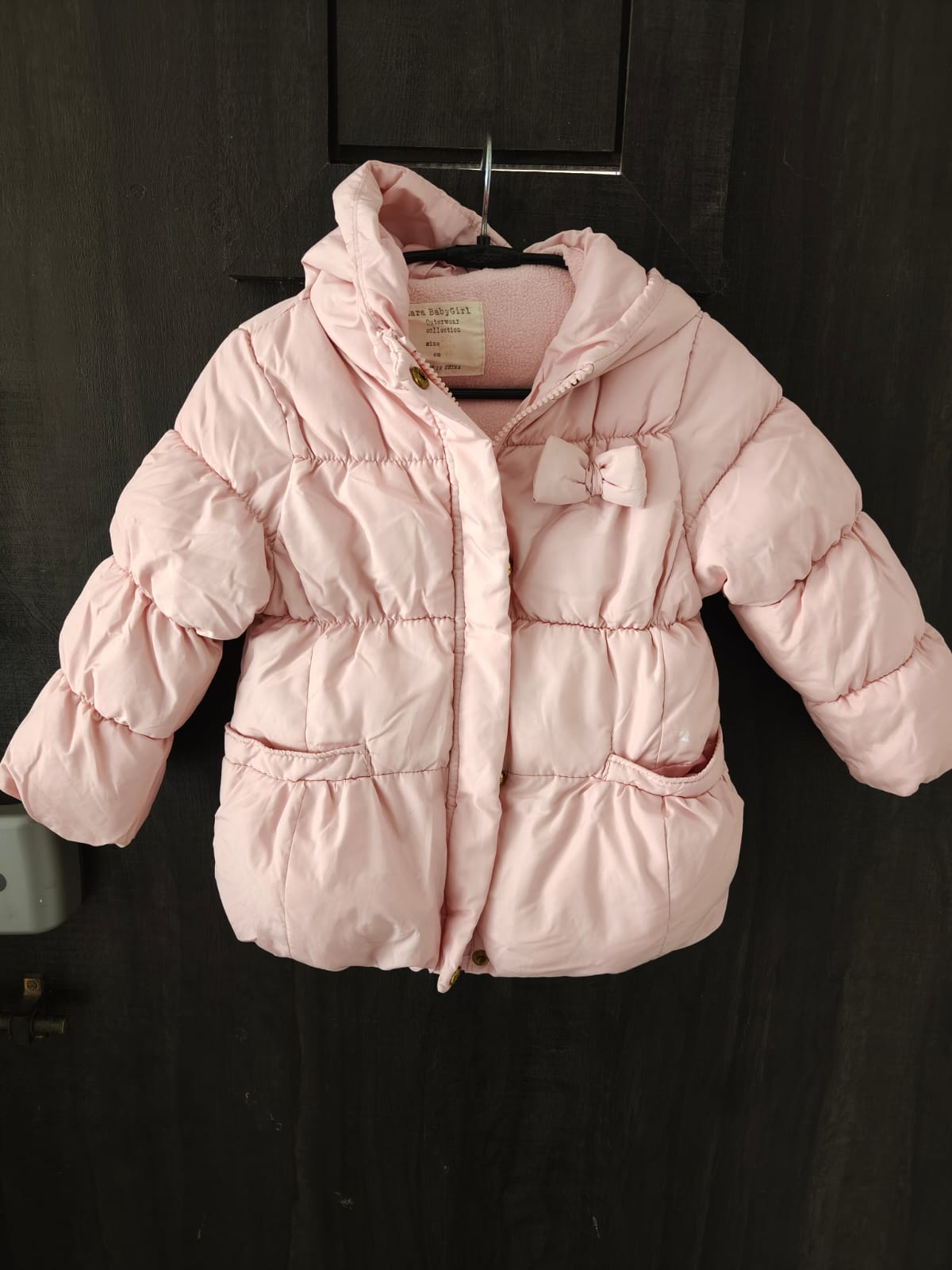 Preloved Zara bomber jacket for baby girl