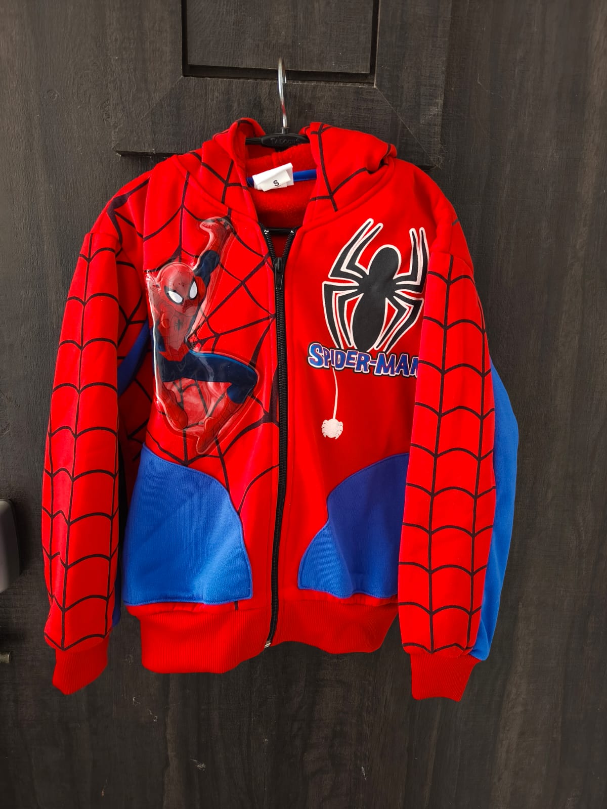 Preloved Spiderman hoodie jacket for kids