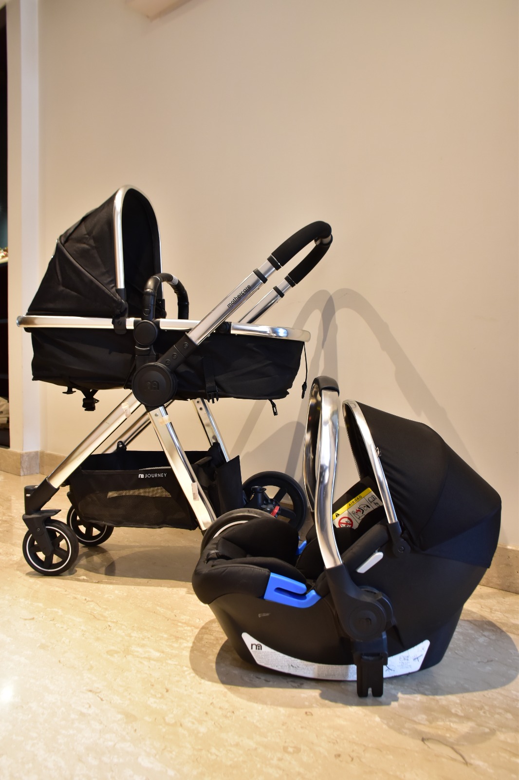 Used Mothercare Journey stroller and car seat in great condition Used Mothercare Journey stroller and car seat in great condition