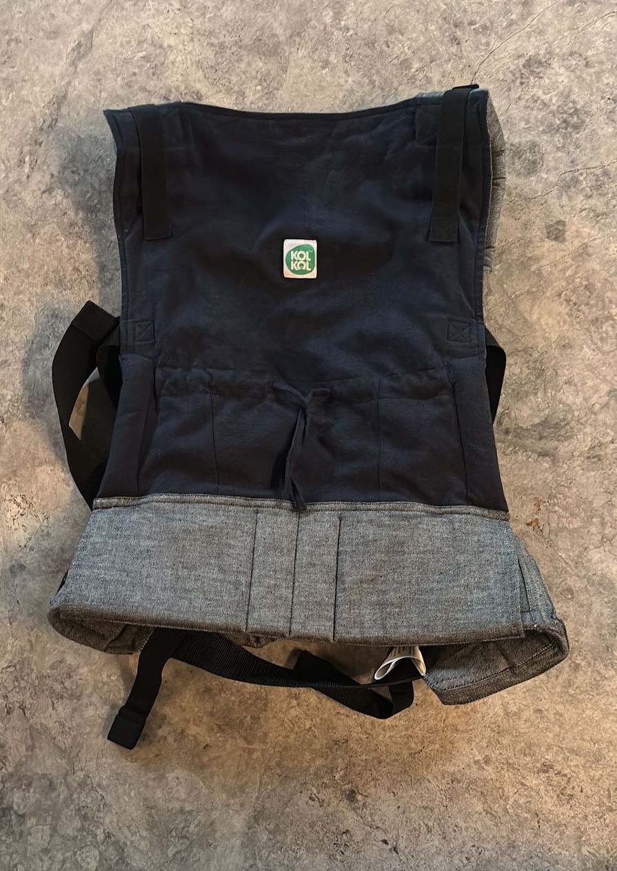 Preowned Kolkol baby carrier in good condition
