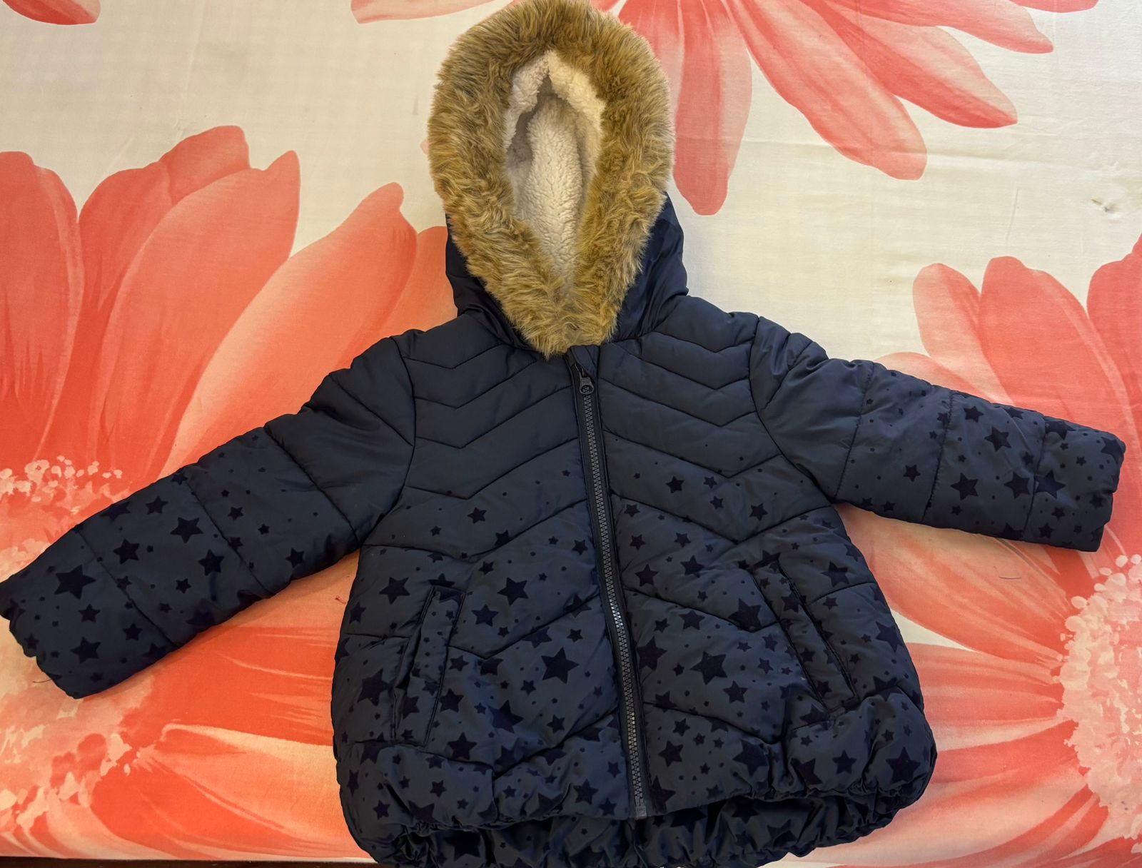Preloved furry winter jacket for kids