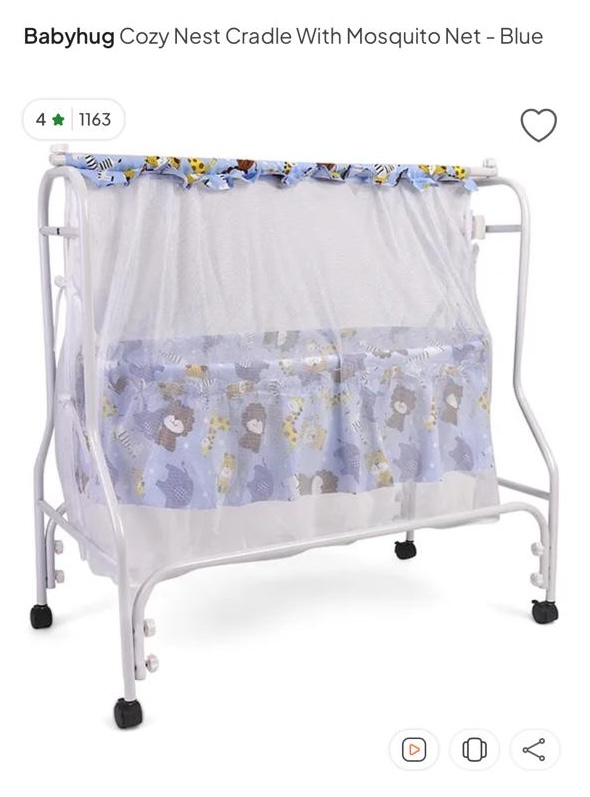 Used baby cradle with mosquito net India Bangalore Used baby cradle with mosquito net India Bangalore