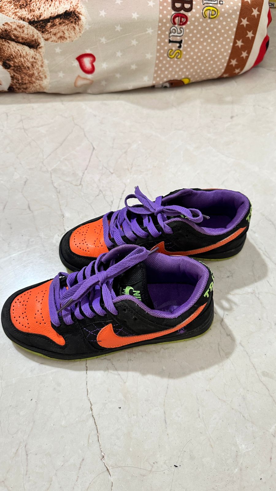 Secondhand excellent condition Nike Halloween sneakers 8 years